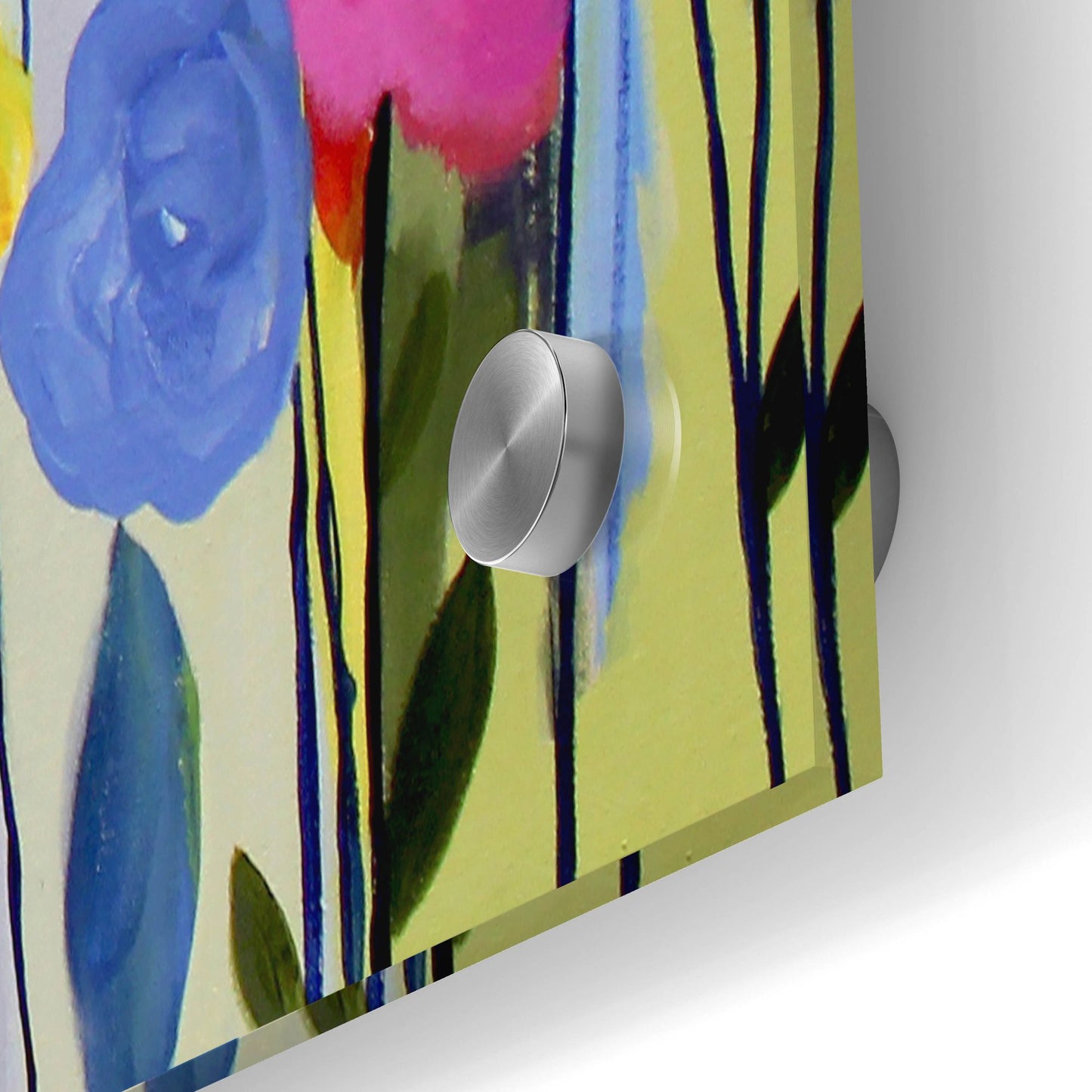 Epic Art ' She Found a Place to Bloom' by Carrie Schmitt, Acrylic Glass Wall Art,36x24