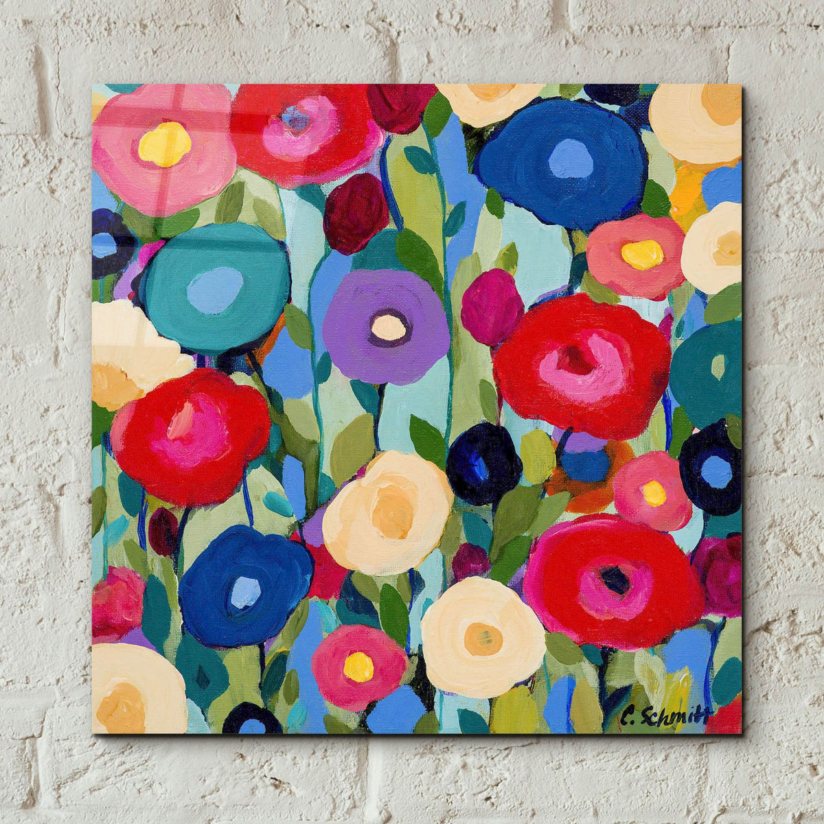 Summer Solstice by Carrie Schmitt - 12x12 acrylic wall art in a room