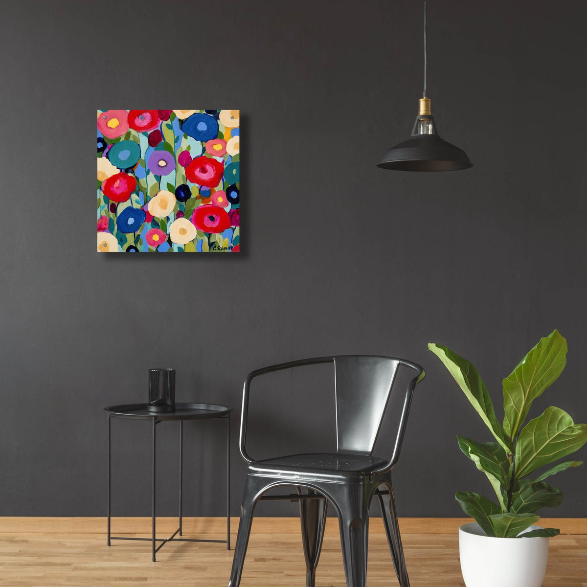 Summer Solstice by Carrie Schmitt - 24x24 acrylic wall art in a room
