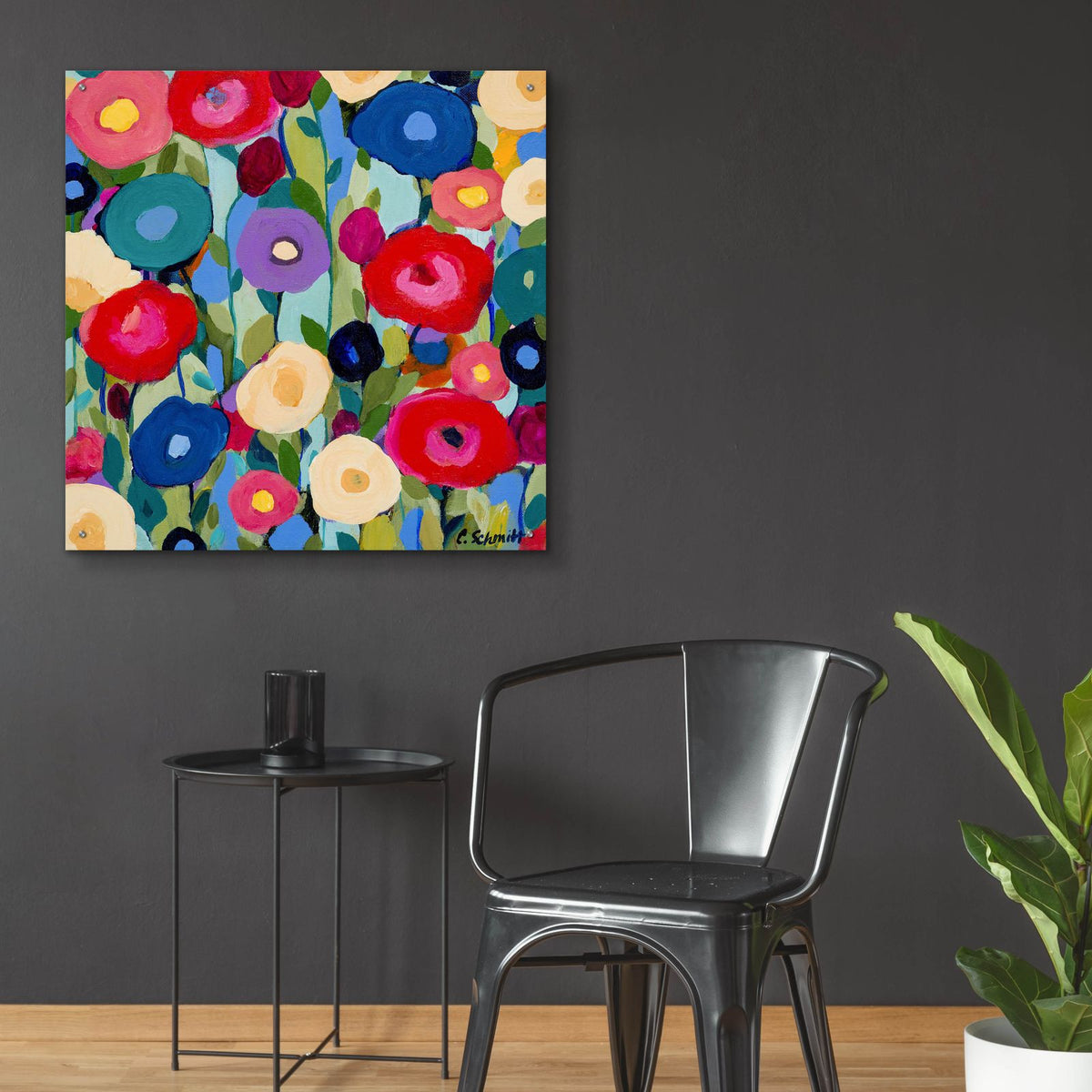 Summer Solstice by Carrie Schmitt - 36x36 acrylic wall art in a room