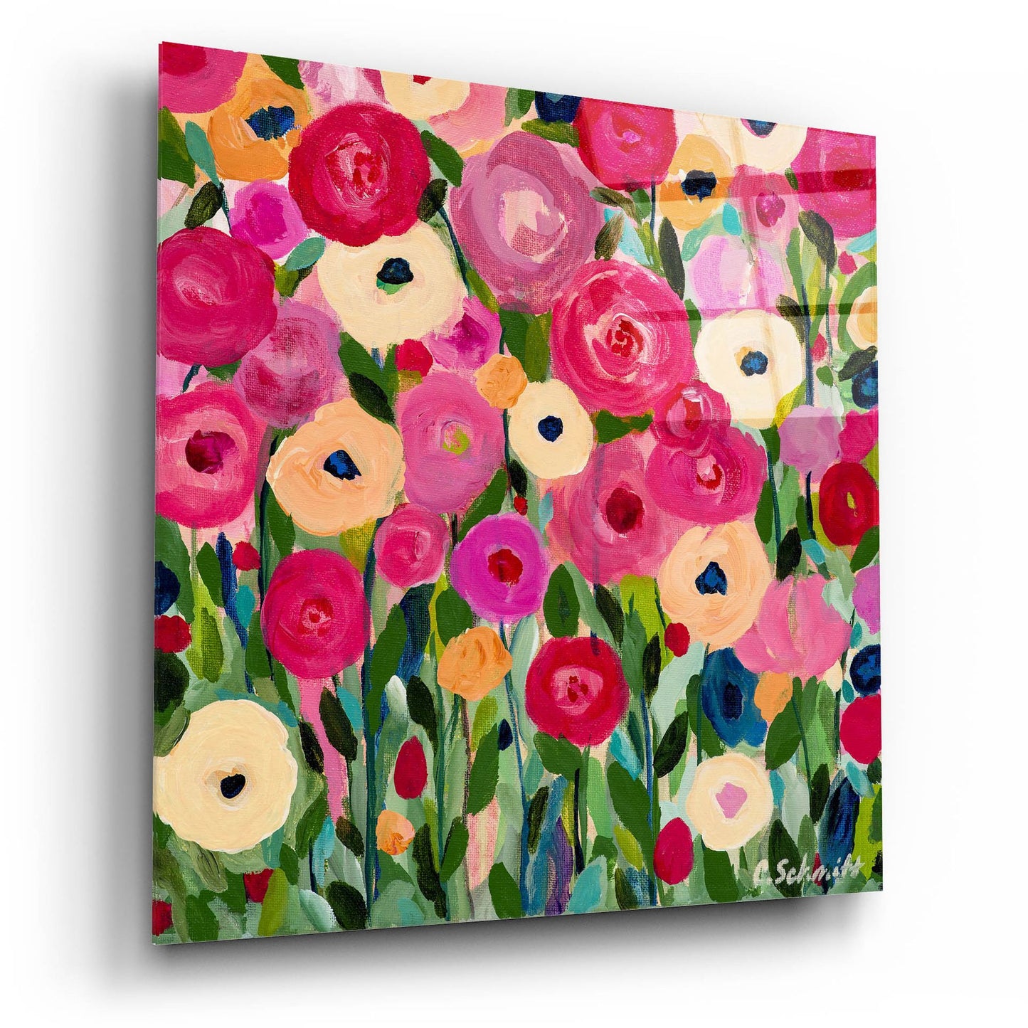 Epic Art ' Childhood Joy' by Carrie Schmitt/artlicensing.com, Acrylic Glass Wall Art,12x12