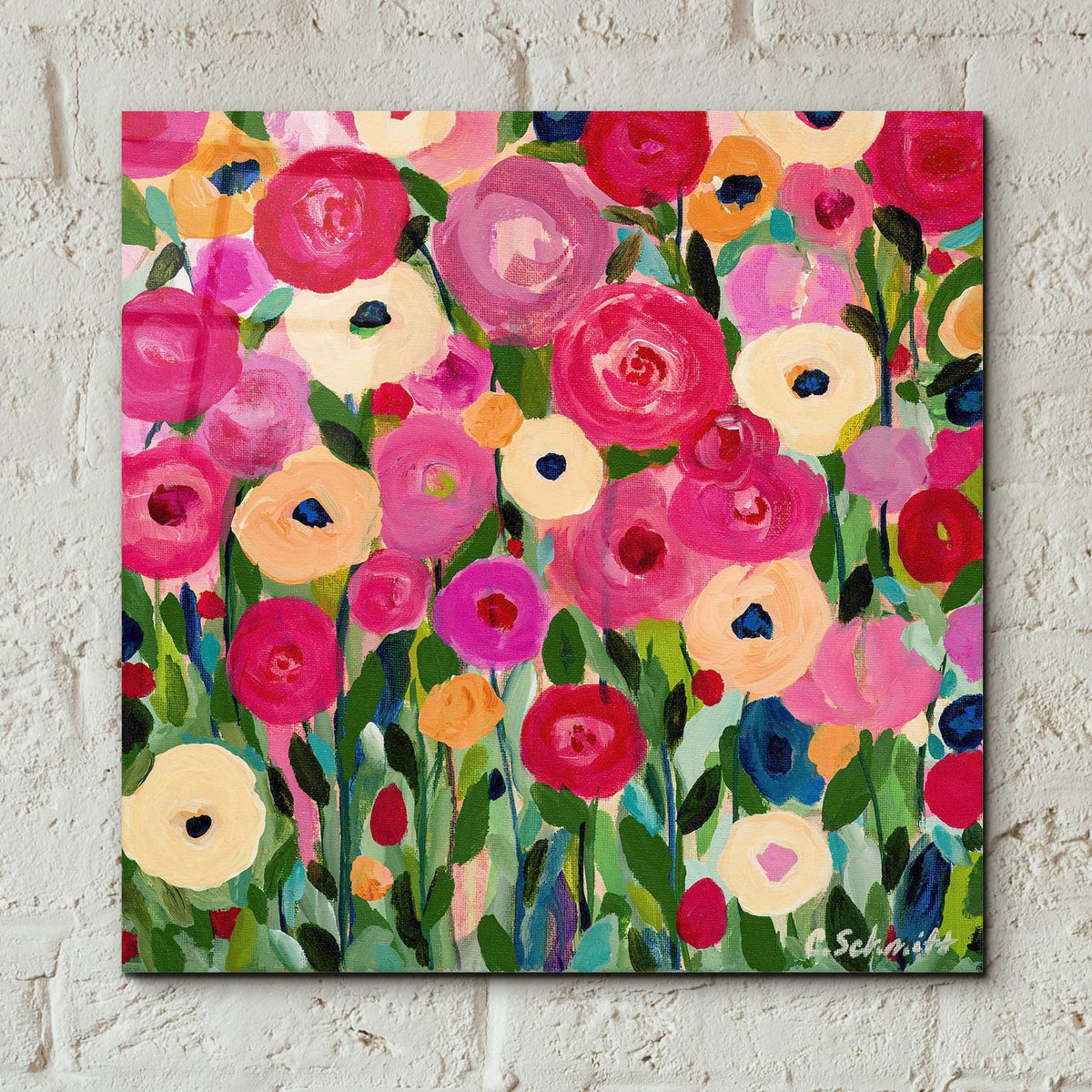 Childhood Joy by Carrie Schmitt - 12x12 acrylic wall art in a room
