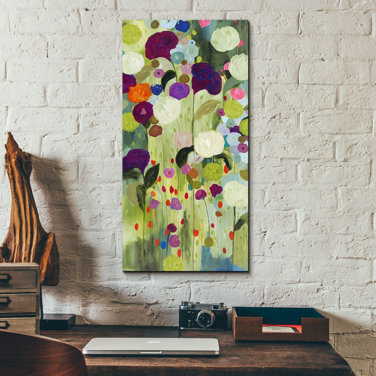 How Peace Feels by Carrie Schmitt - 12x24 acrylic wall art in a room