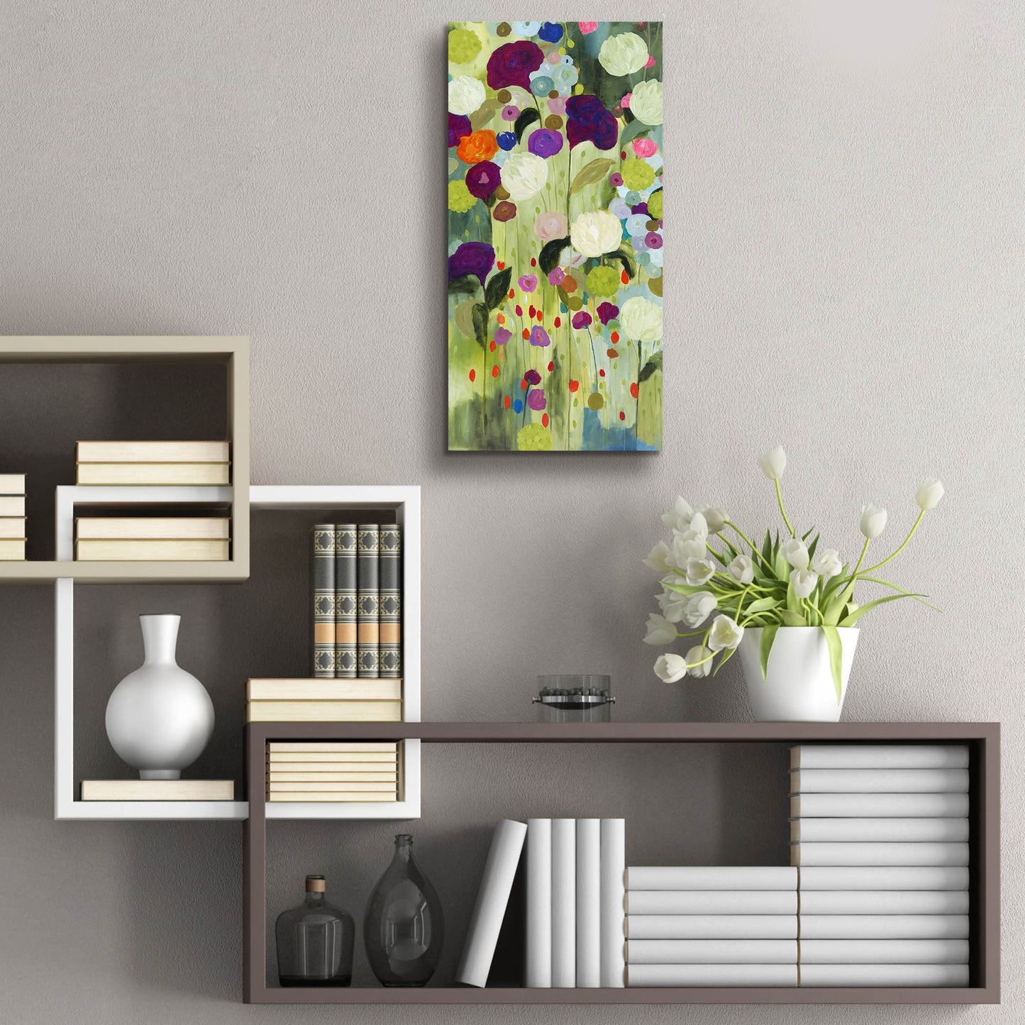 Epic Art ' How Peace Feels' by Carrie Schmitt/artlicensing.com, Acrylic Glass Wall Art,12x24