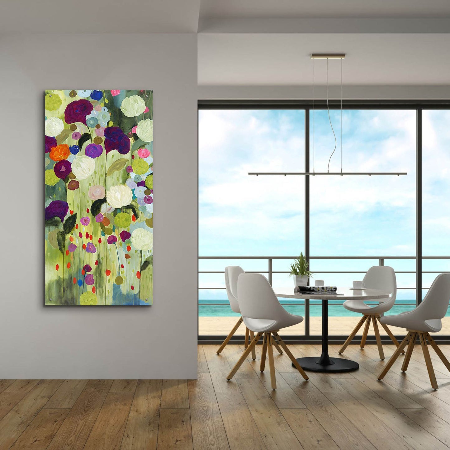 Epic Art ' How Peace Feels' by Carrie Schmitt/artlicensing.com, Acrylic Glass Wall Art,24x48