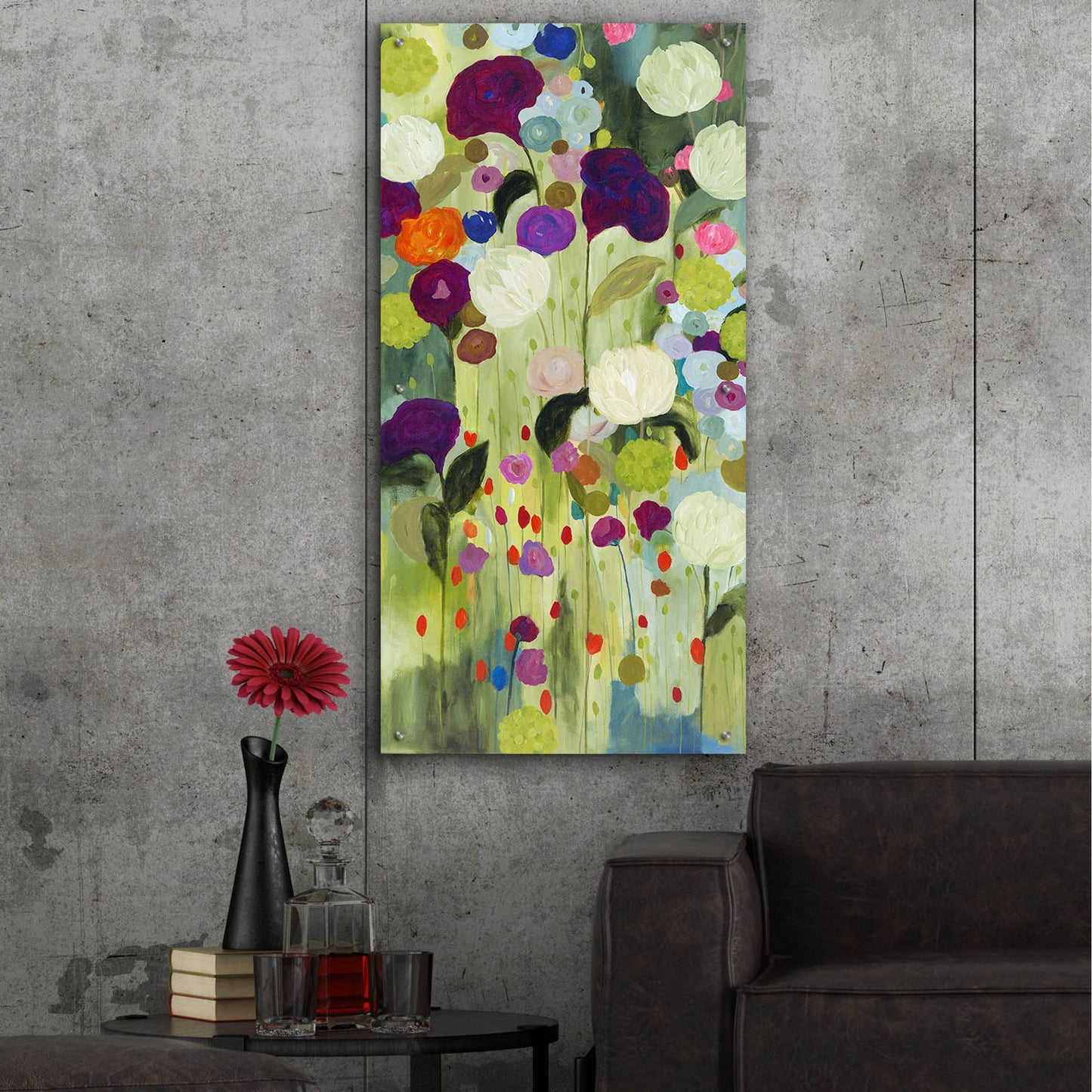 Epic Art ' How Peace Feels' by Carrie Schmitt/artlicensing.com, Acrylic Glass Wall Art,24x48