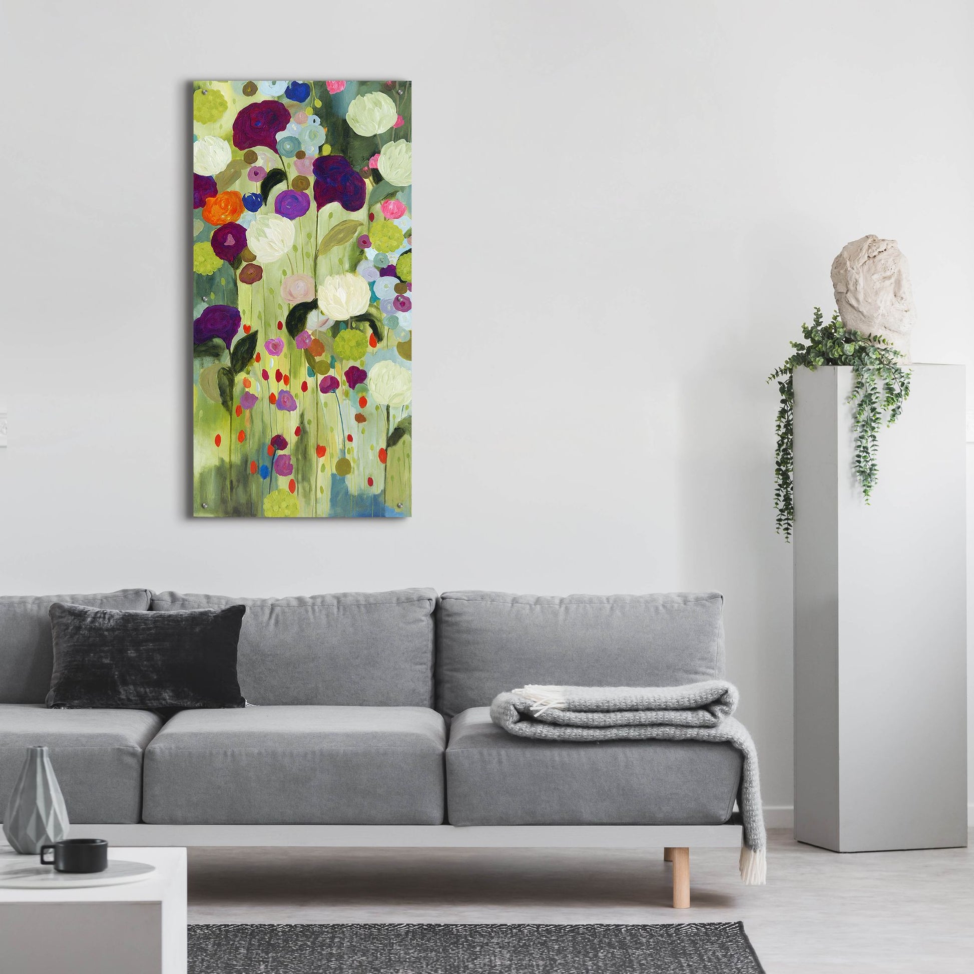 Epic Art ' How Peace Feels' by Carrie Schmitt/artlicensing.com, Acrylic Glass Wall Art,24x48