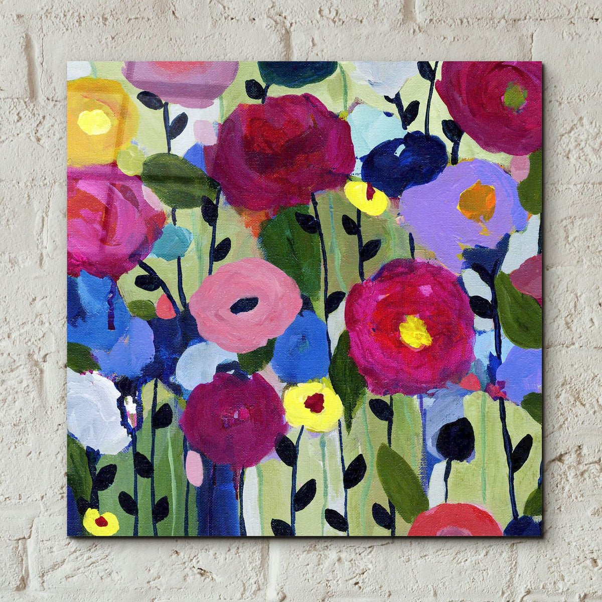 Prayer Garden by Carrie Schmitt - 12x12 acrylic wall art in a room
