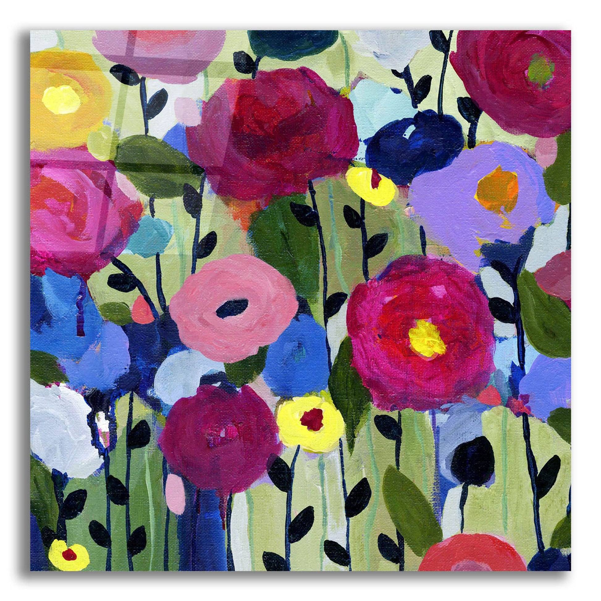 Epic Art ' Prayer Garden' by Carrie Schmitt/artlicensing.com, Acrylic Glass Wall Art,12x12