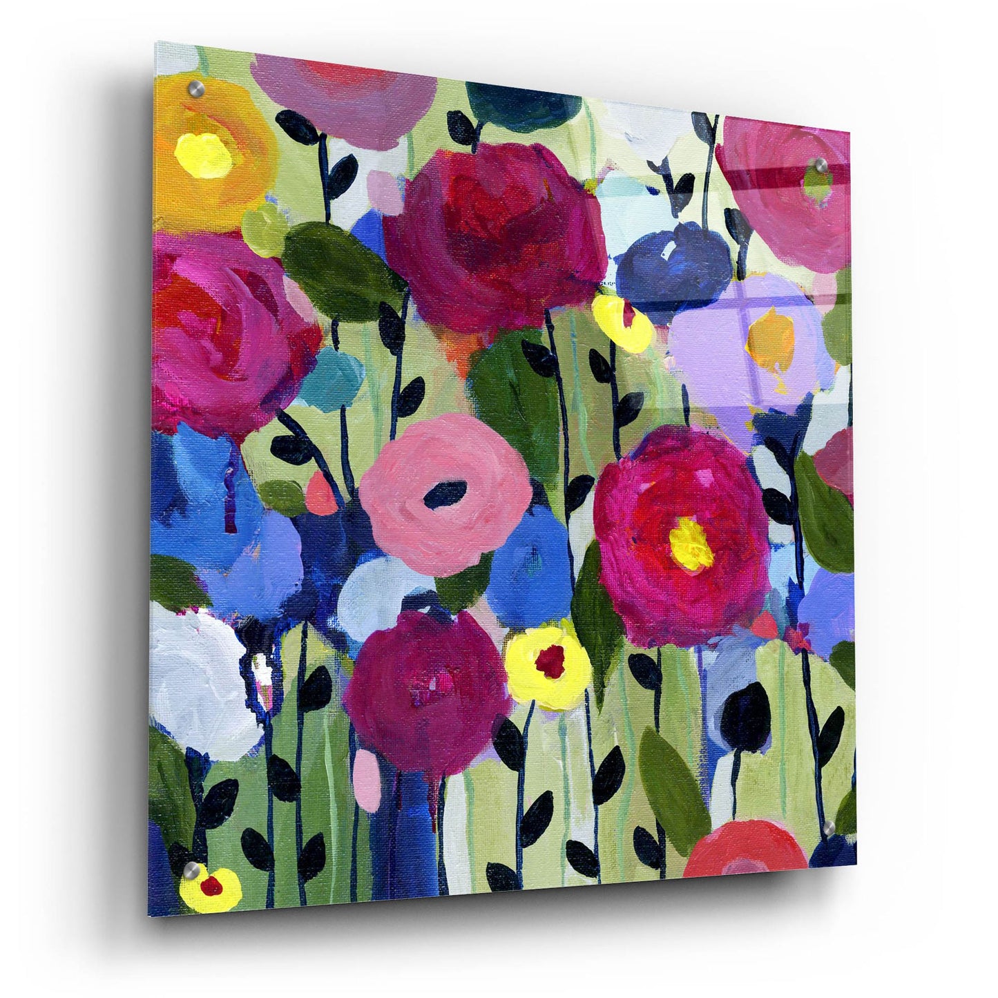 Epic Art ' Prayer Garden' by Carrie Schmitt/artlicensing.com, Acrylic Glass Wall Art,24x24