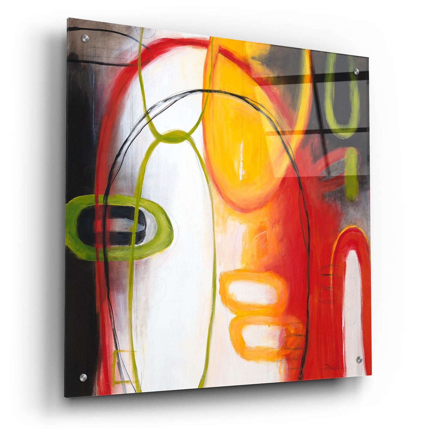 Epic Art ' Good Karma' by Dana Sparks, Acrylic Glass Wall Art,24x24