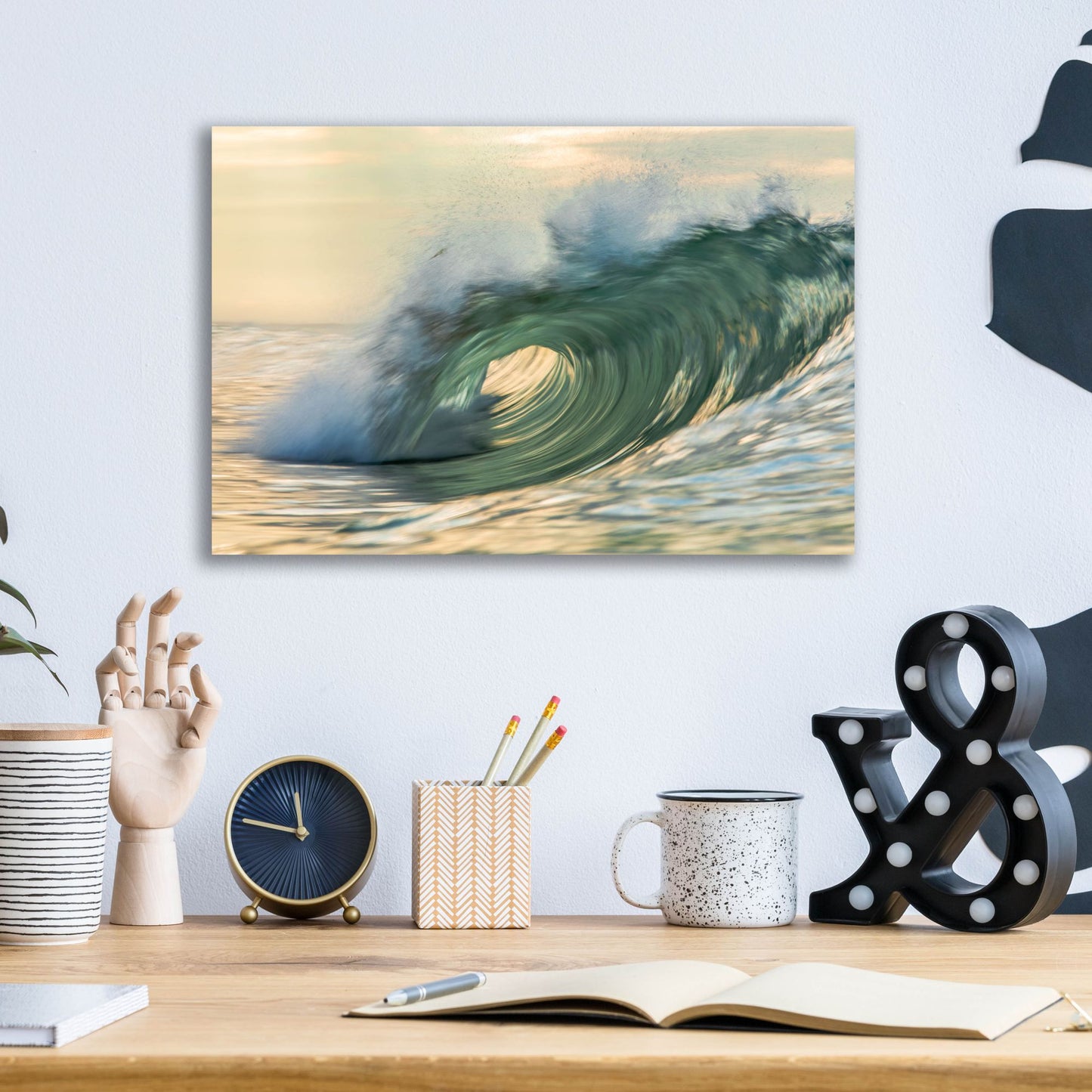 Epic Art ' Viridity' by David A. Sieczkiewicz, Acrylic Glass Wall Art,16x12