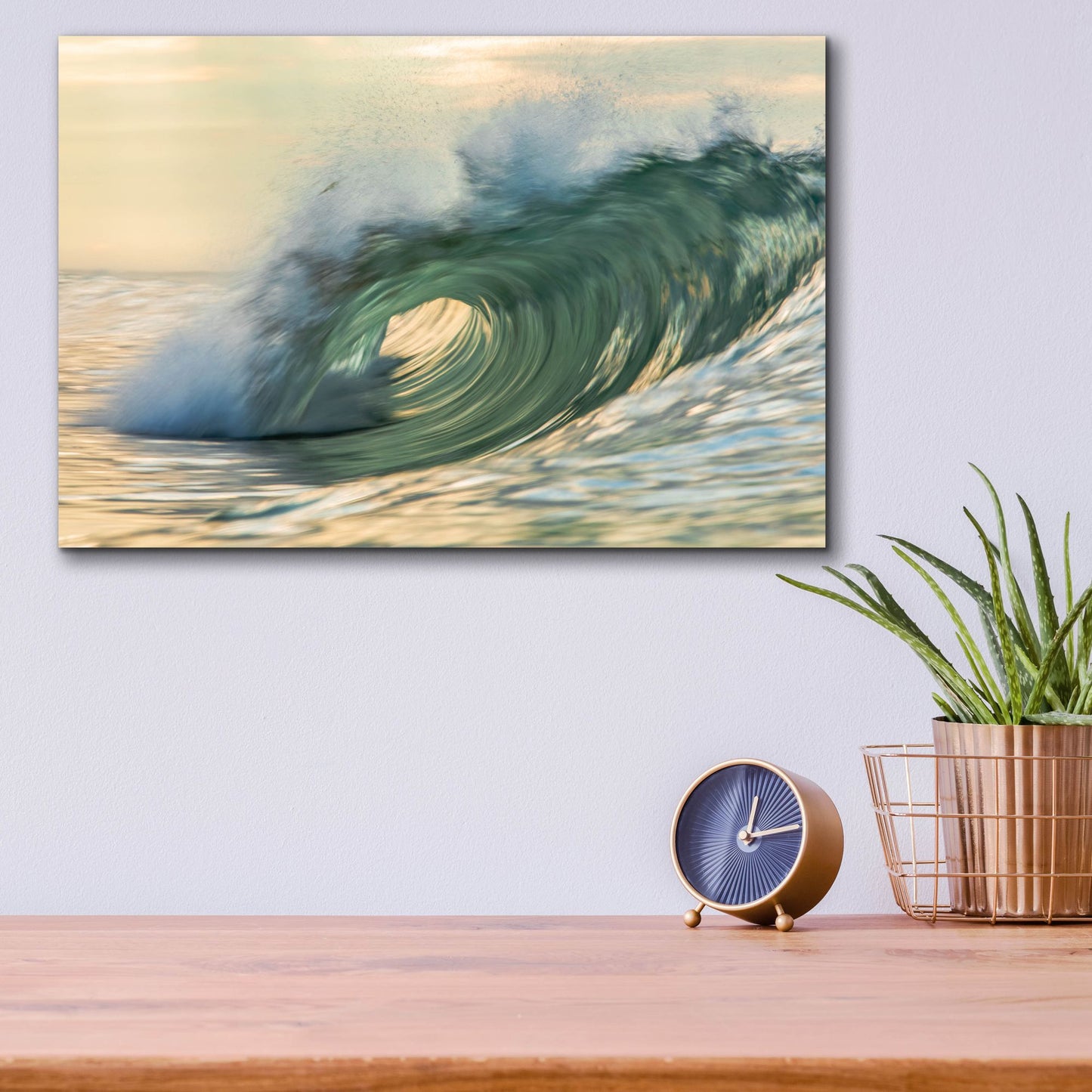 Epic Art ' Viridity' by David A. Sieczkiewicz, Acrylic Glass Wall Art,16x12