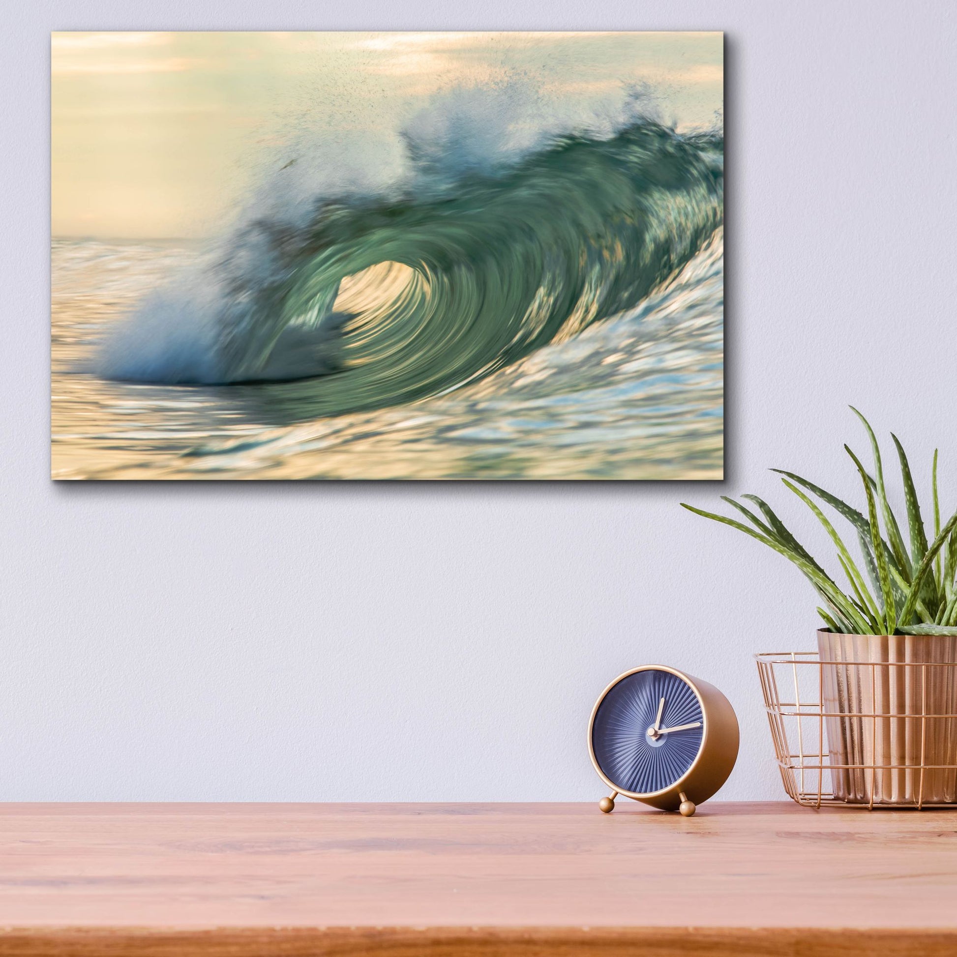 Epic Art ' Viridity' by David A. Sieczkiewicz, Acrylic Glass Wall Art,16x12