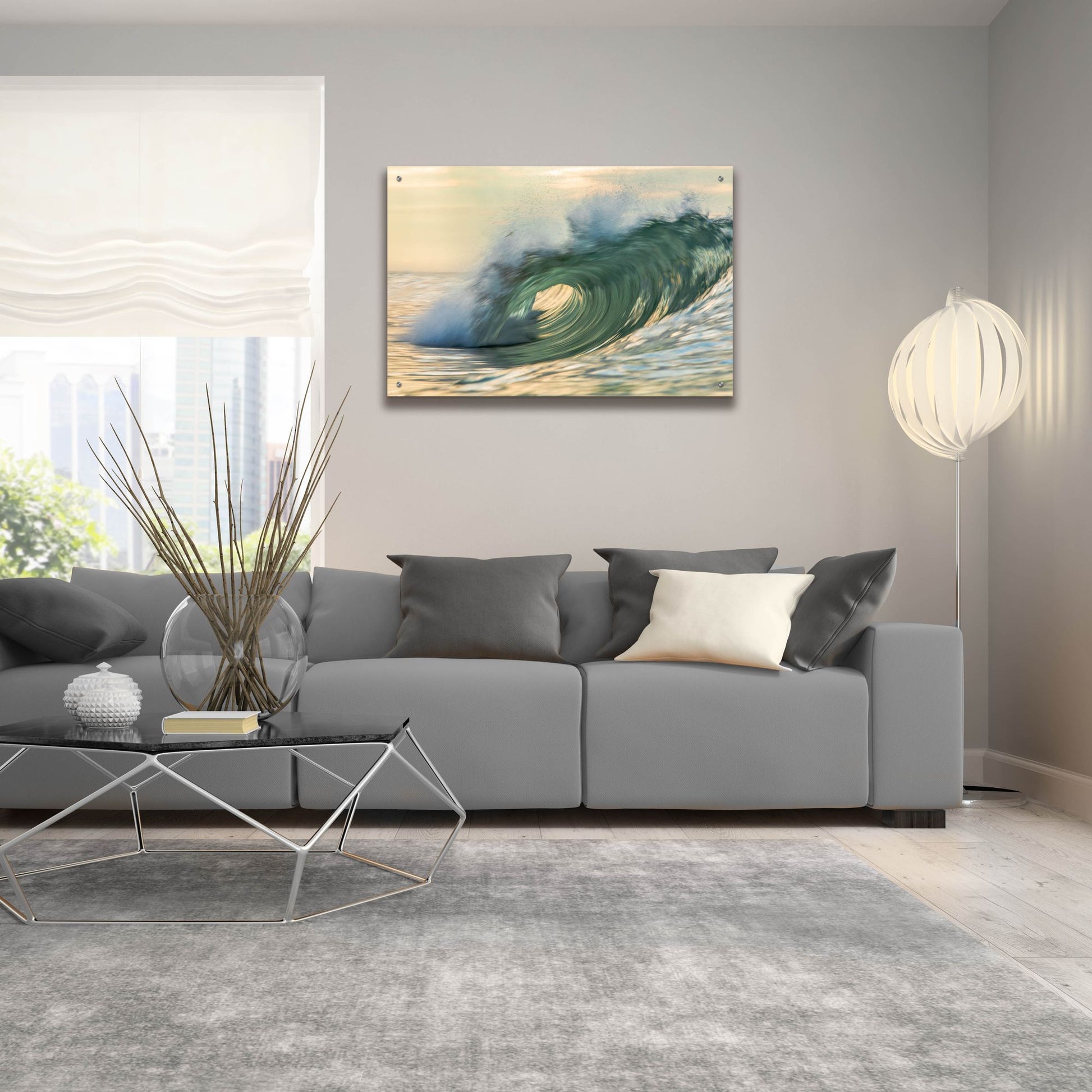 Epic Art ' Viridity' by David A. Sieczkiewicz, Acrylic Glass Wall Art,36x24