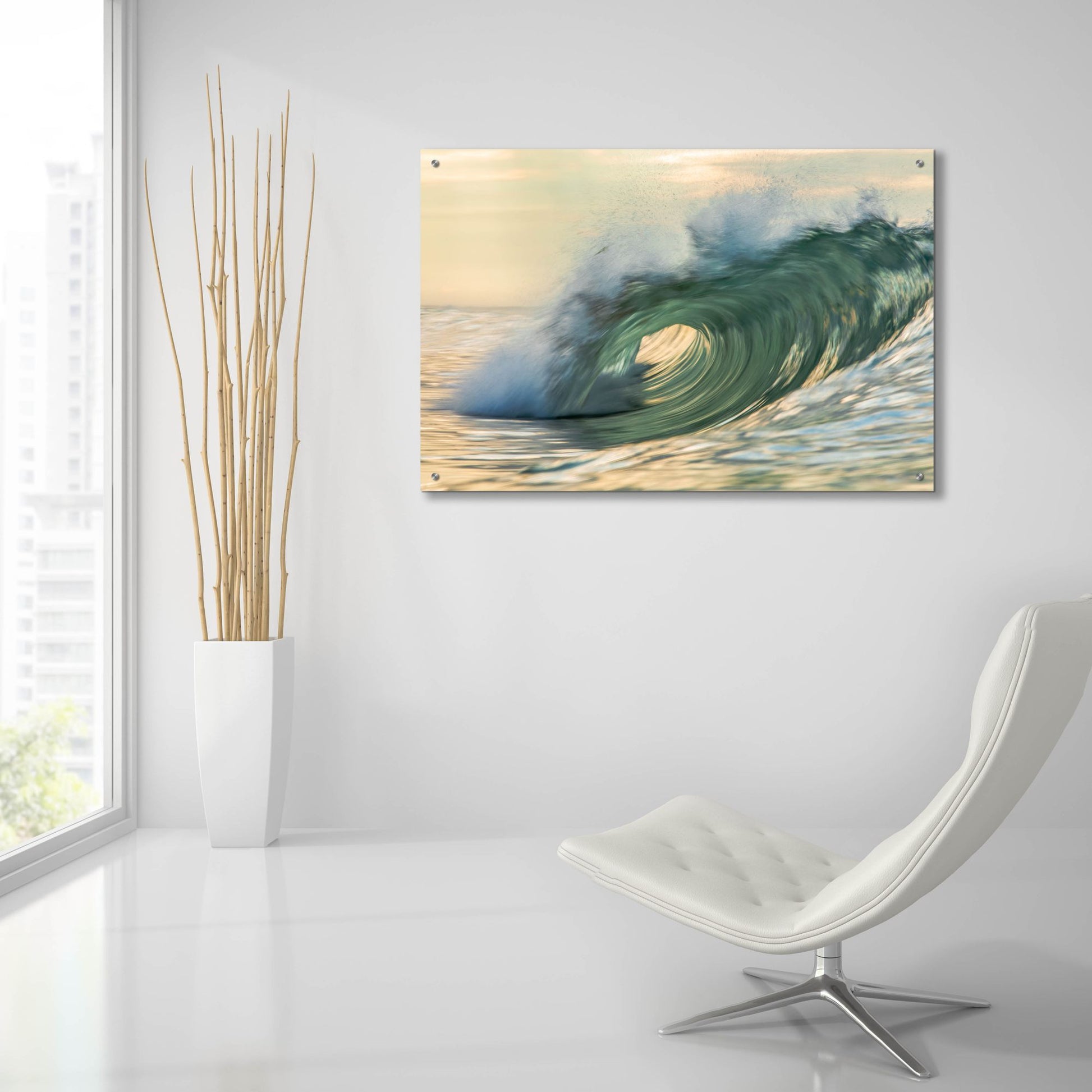 Epic Art ' Viridity' by David A. Sieczkiewicz, Acrylic Glass Wall Art,36x24