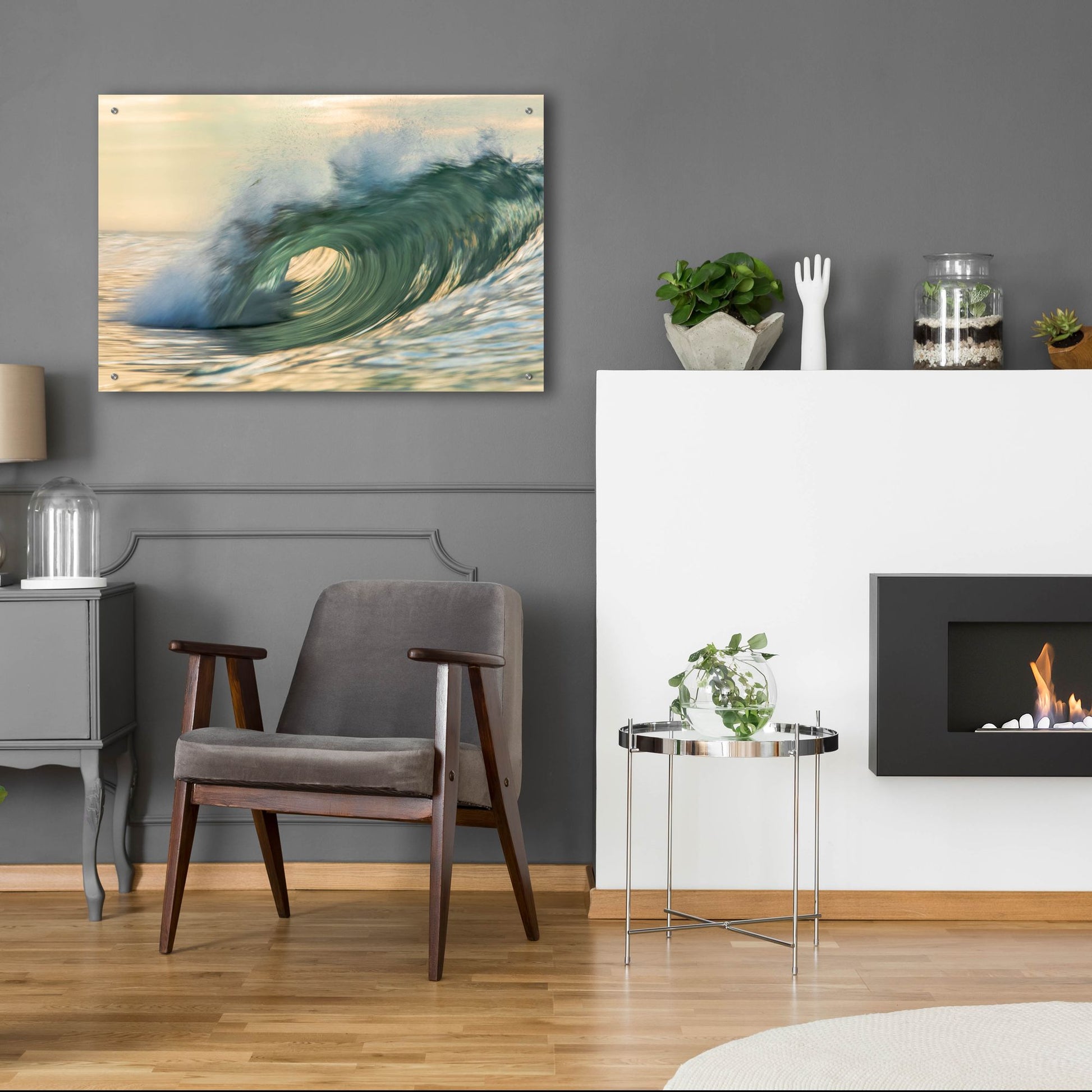 Epic Art ' Viridity' by David A. Sieczkiewicz, Acrylic Glass Wall Art,36x24