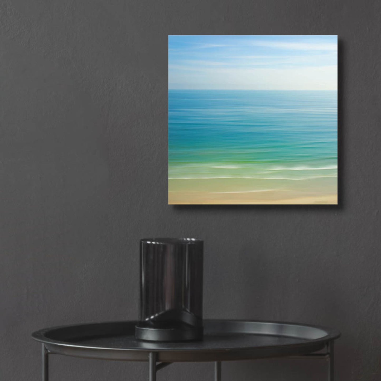 Epic Art ' Seacoast 121' by David E Rowell, Acrylic Glass Wall Art,12x12