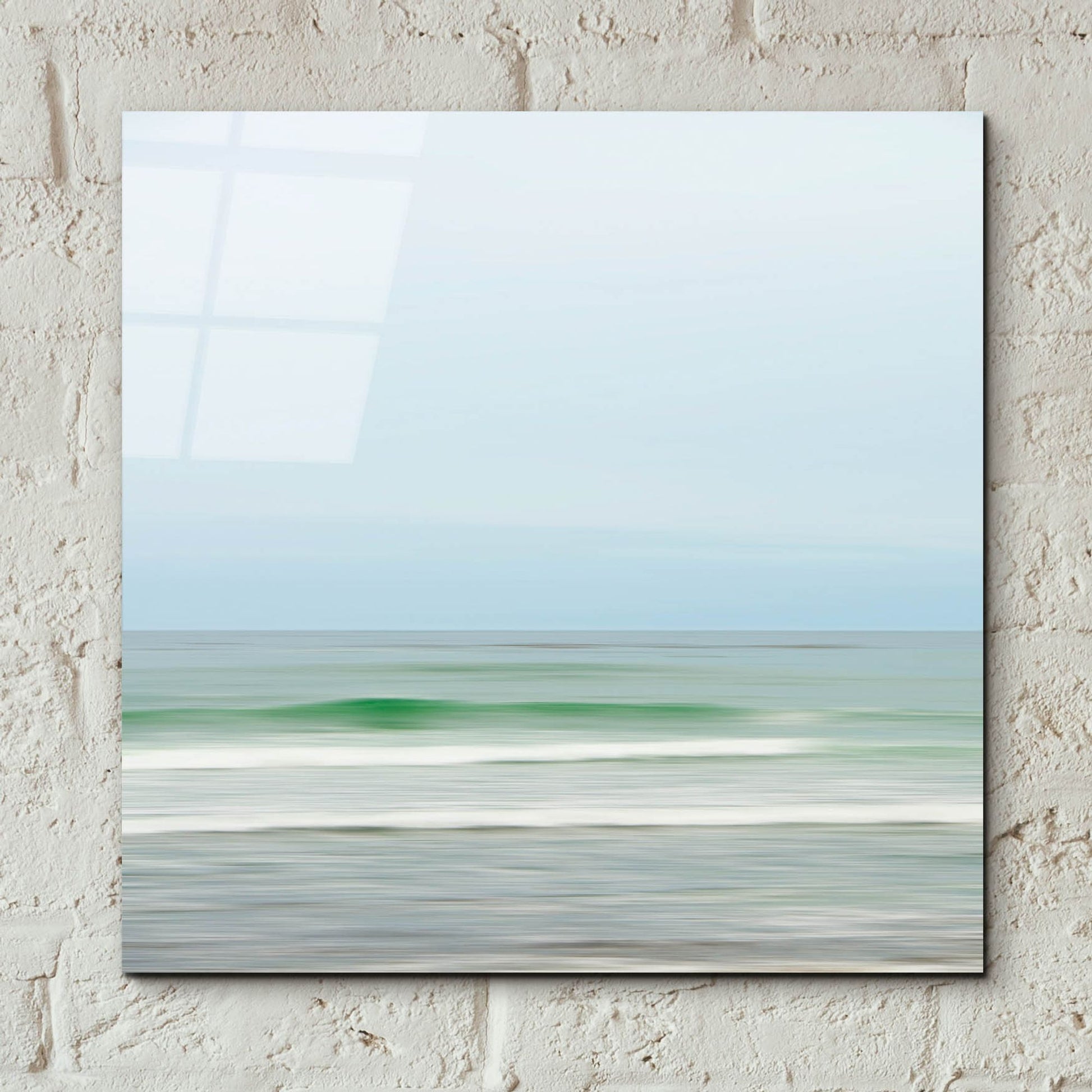 Epic Art ' Seacoast 92' by David E Rowell, Acrylic Glass Wall Art,12x12