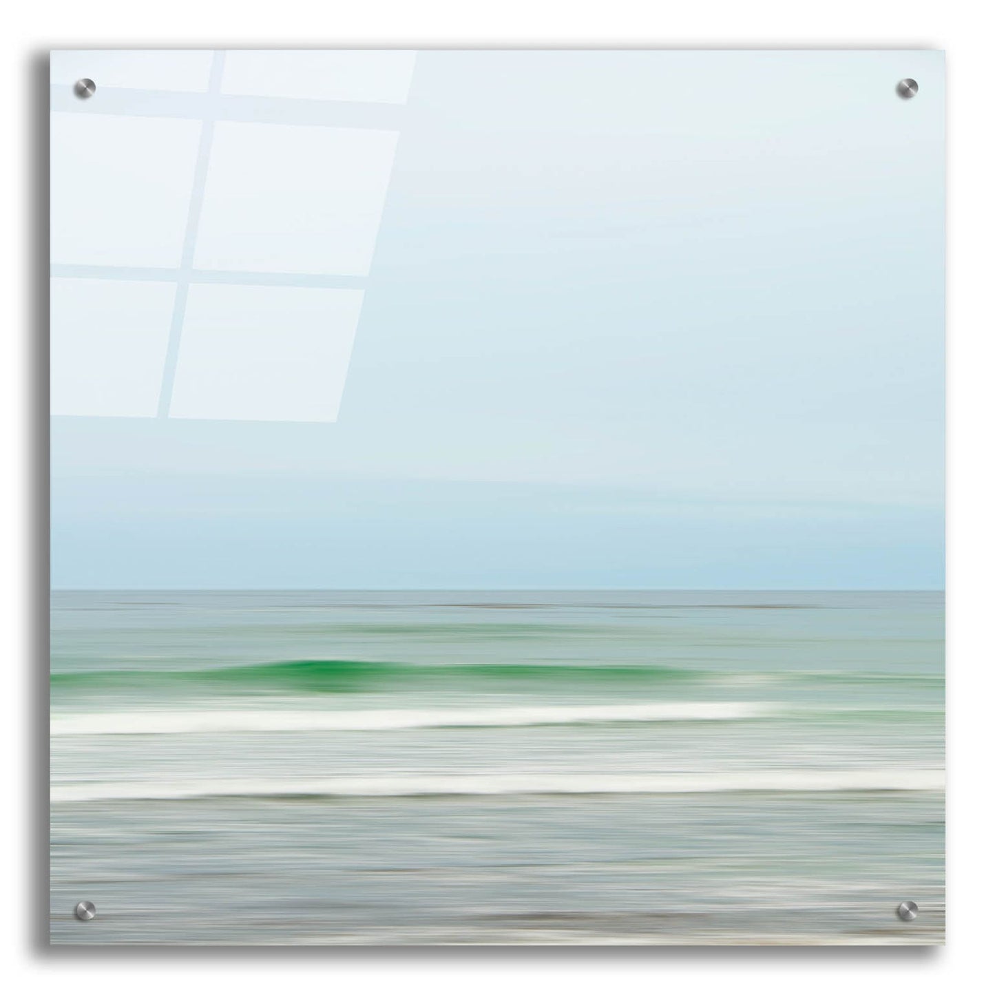 Epic Art ' Seacoast 92' by David E Rowell, Acrylic Glass Wall Art,24x24