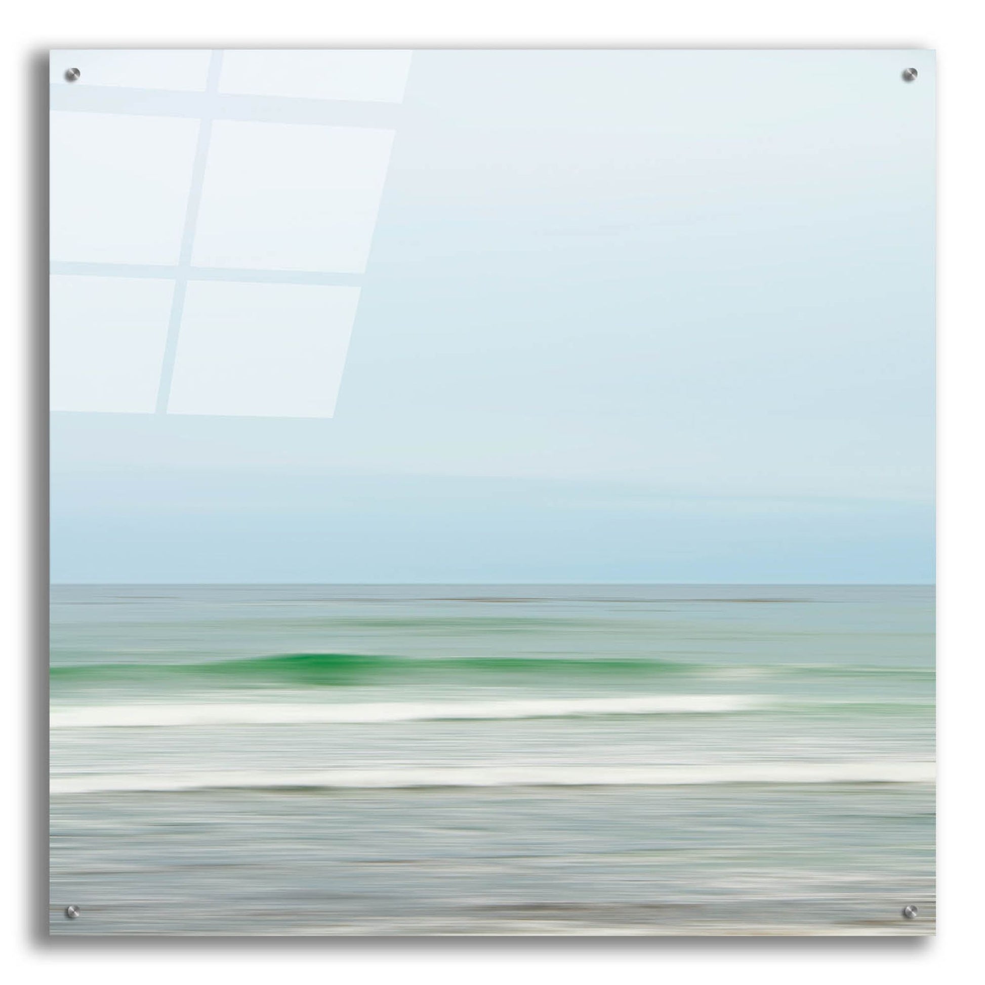 Epic Art ' Seacoast 92' by David E Rowell, Acrylic Glass Wall Art,36x36