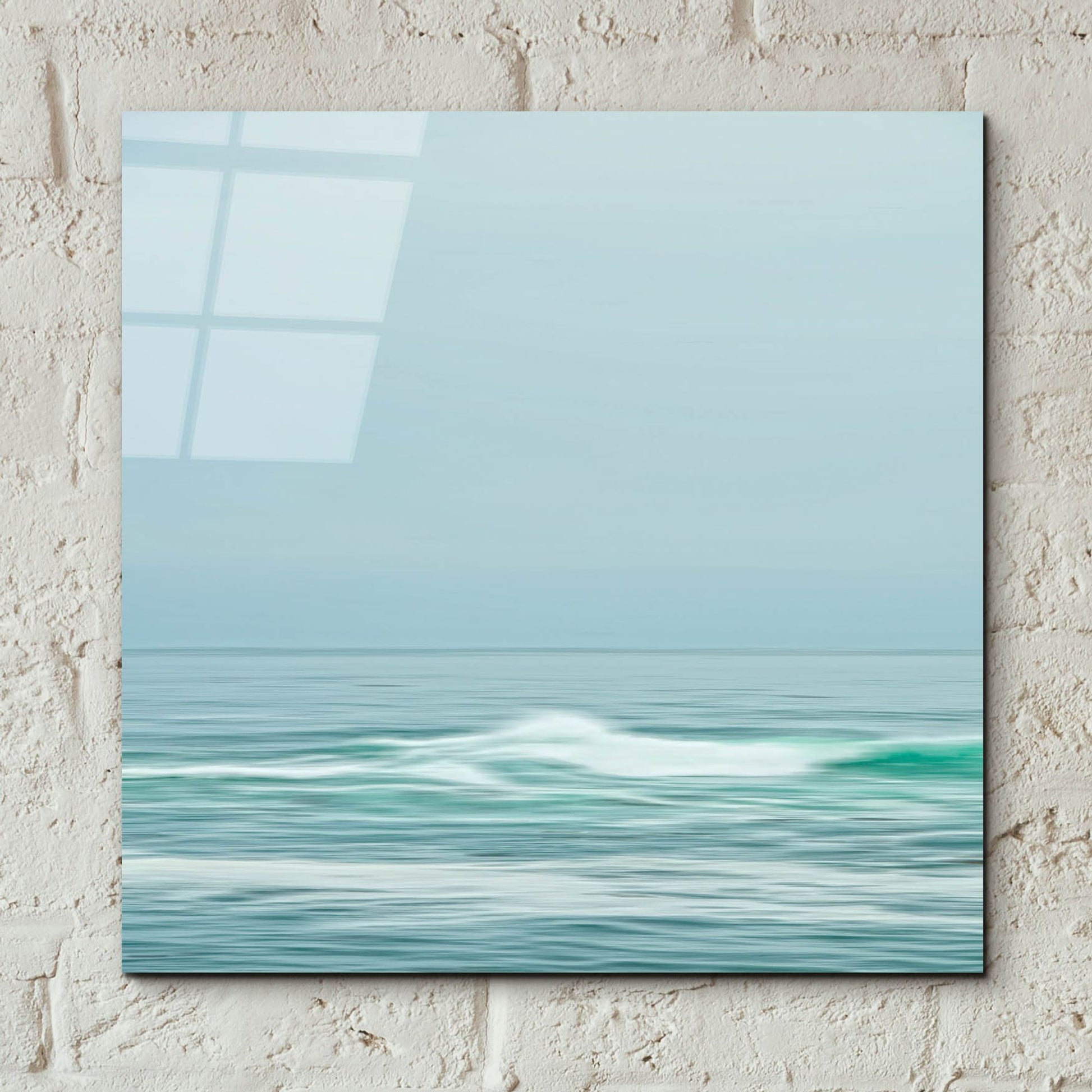 Epic Art ' Seacoast 601' by David E Rowell, Acrylic Glass Wall Art,12x12