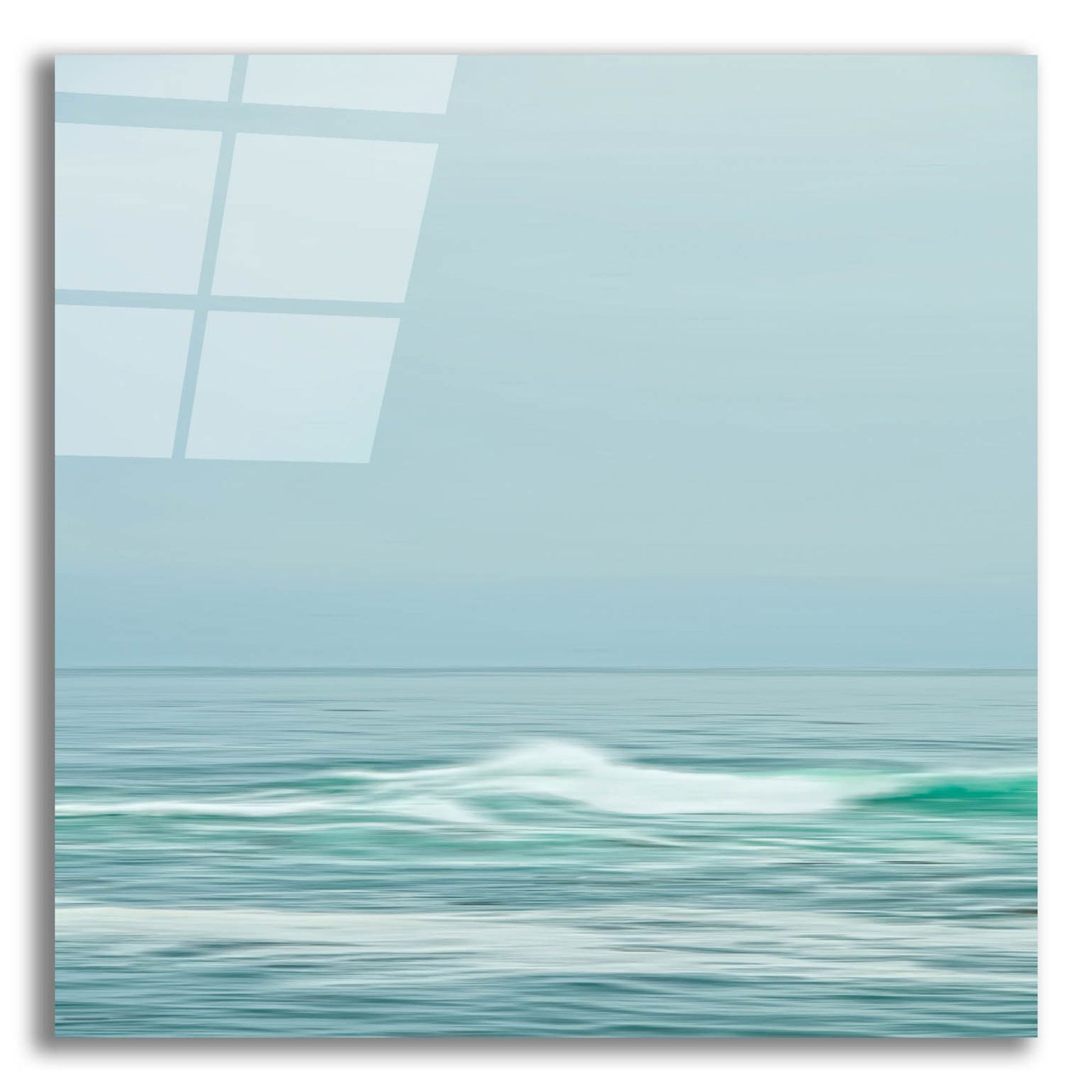 Epic Art ' Seacoast 601' by David E Rowell, Acrylic Glass Wall Art,12x12