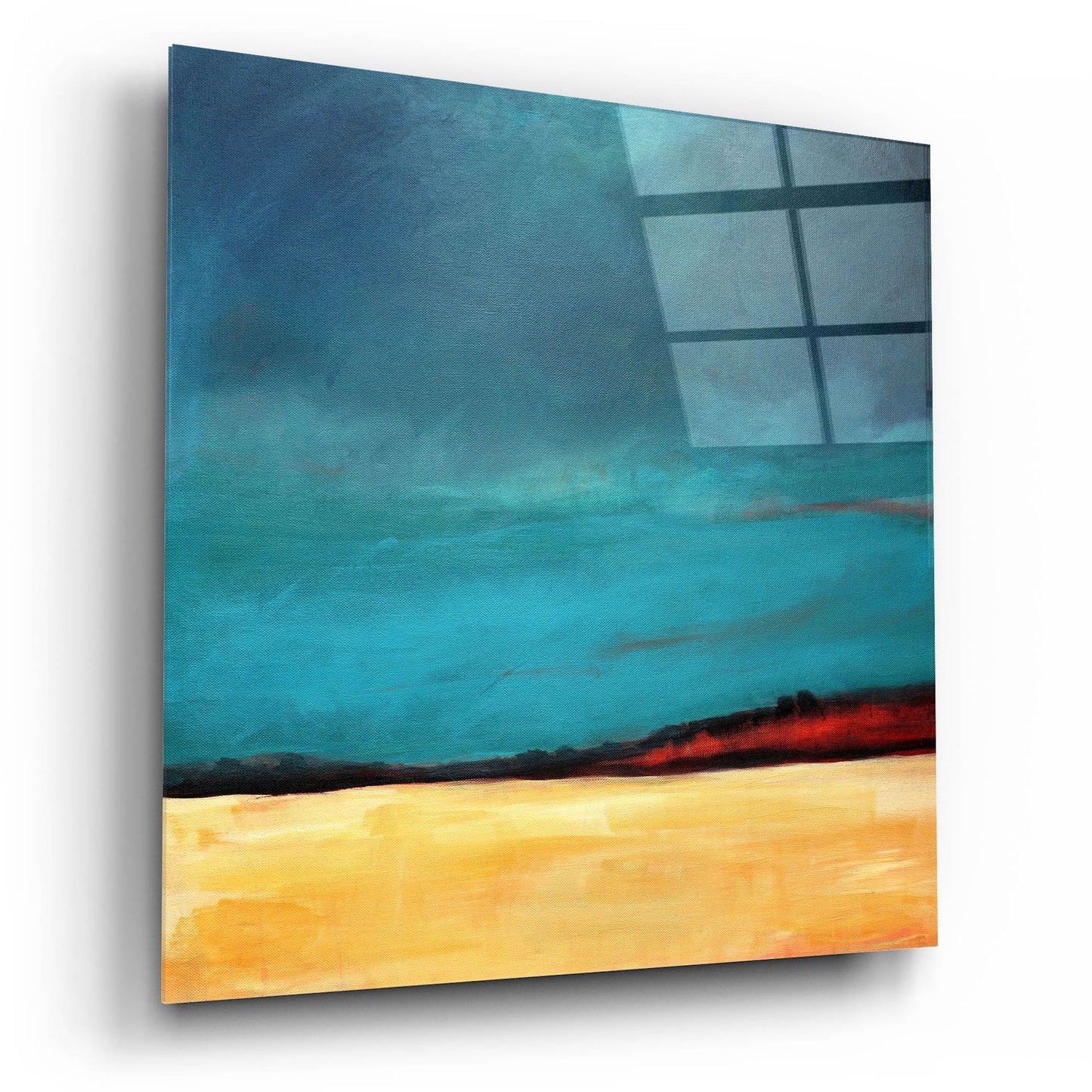 Epic Art ' Waiting For The Rain' by Deanna Schuerbeke, Acrylic Glass Wall Art,12x12