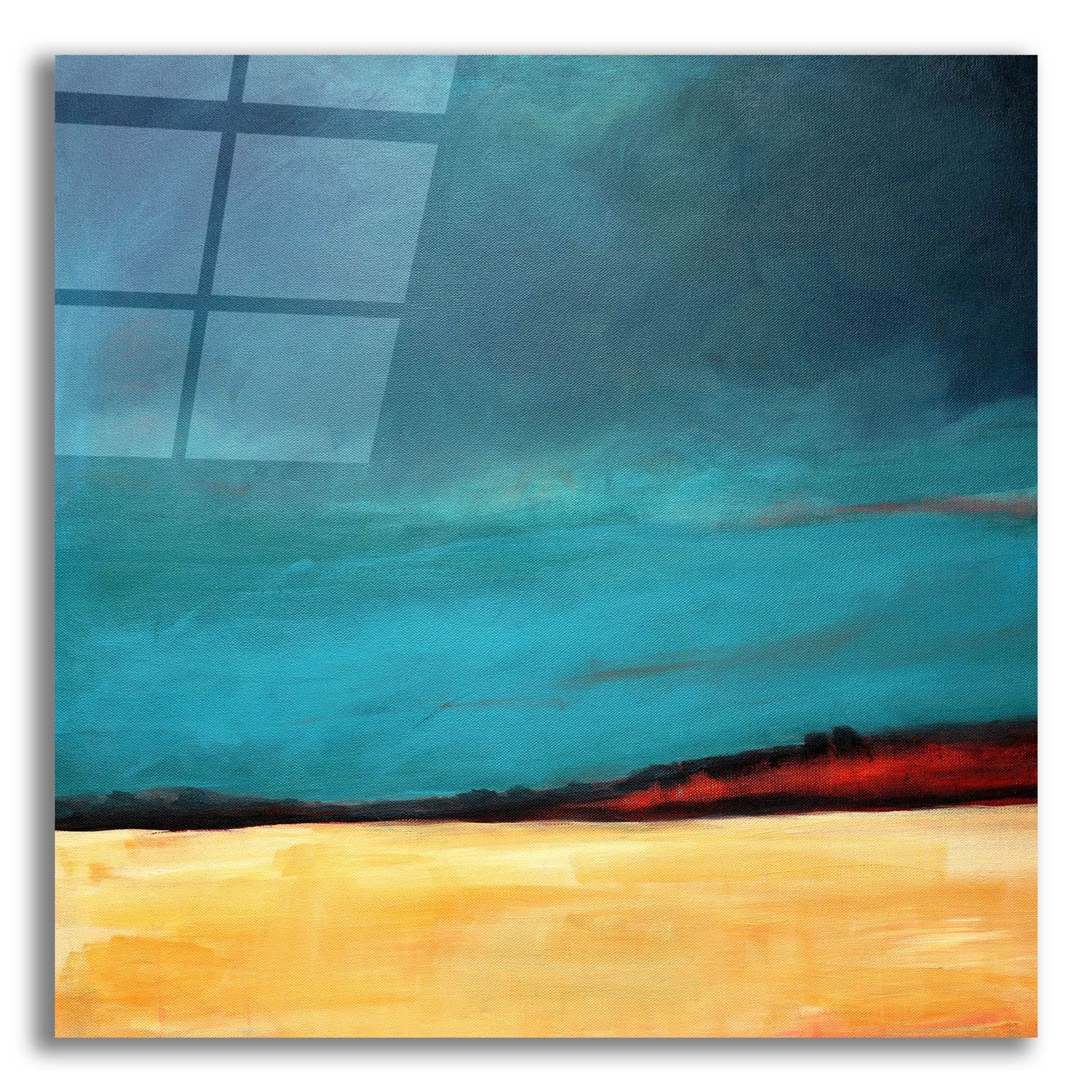 Epic Art ' Waiting For The Rain' by Deanna Schuerbeke, Acrylic Glass Wall Art,12x12