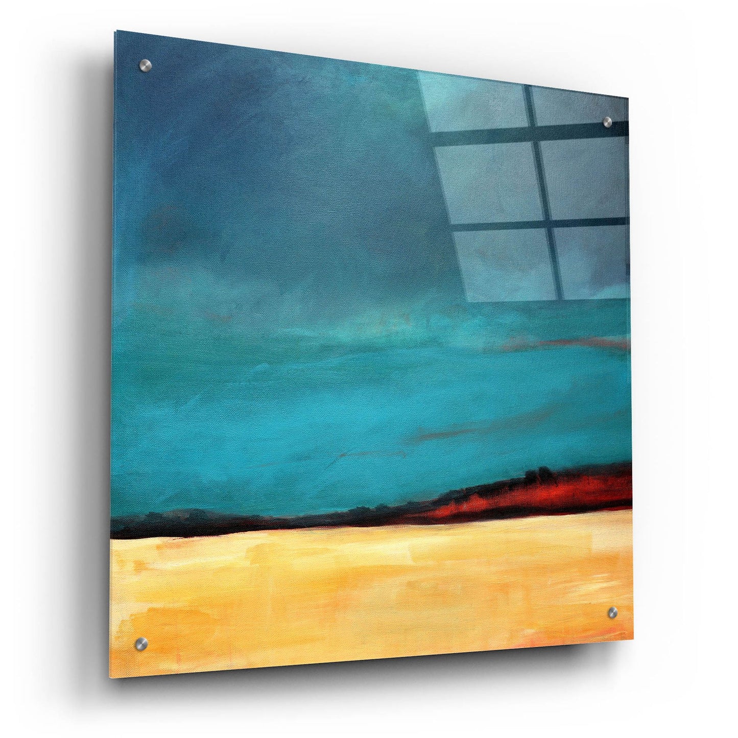 Epic Art ' Waiting For The Rain' by Deanna Schuerbeke, Acrylic Glass Wall Art,24x24