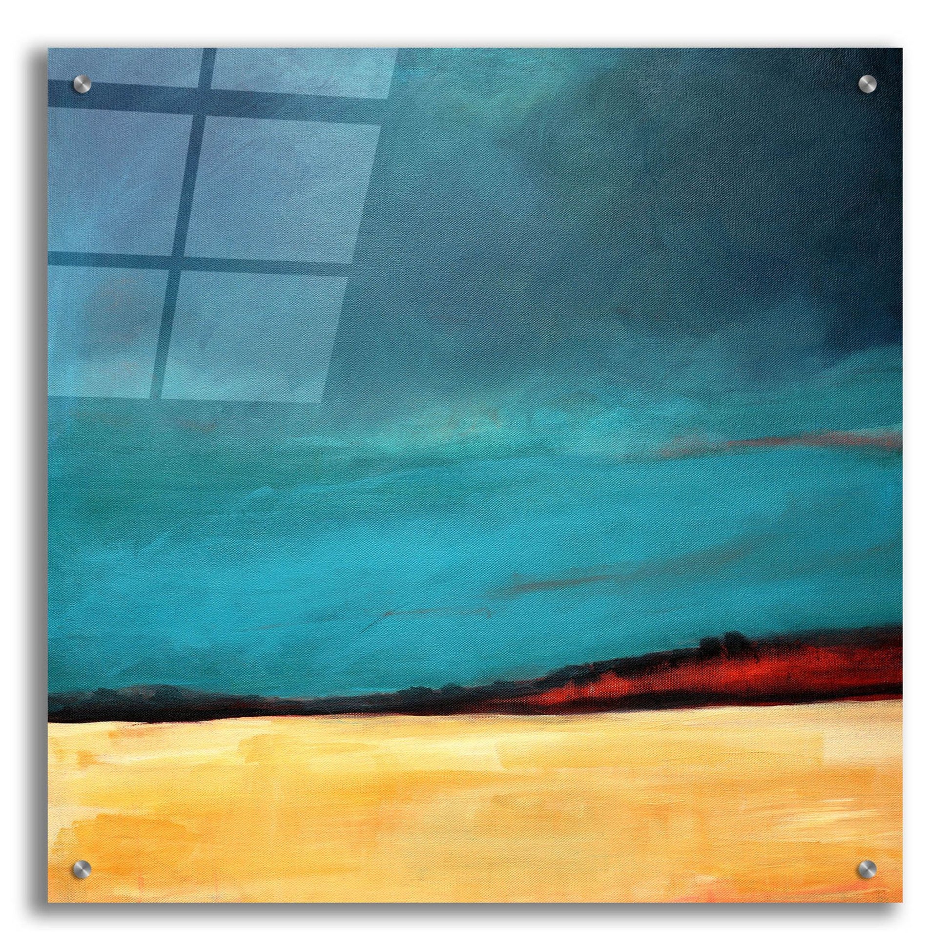 Epic Art ' Waiting For The Rain' by Deanna Schuerbeke, Acrylic Glass Wall Art,24x24