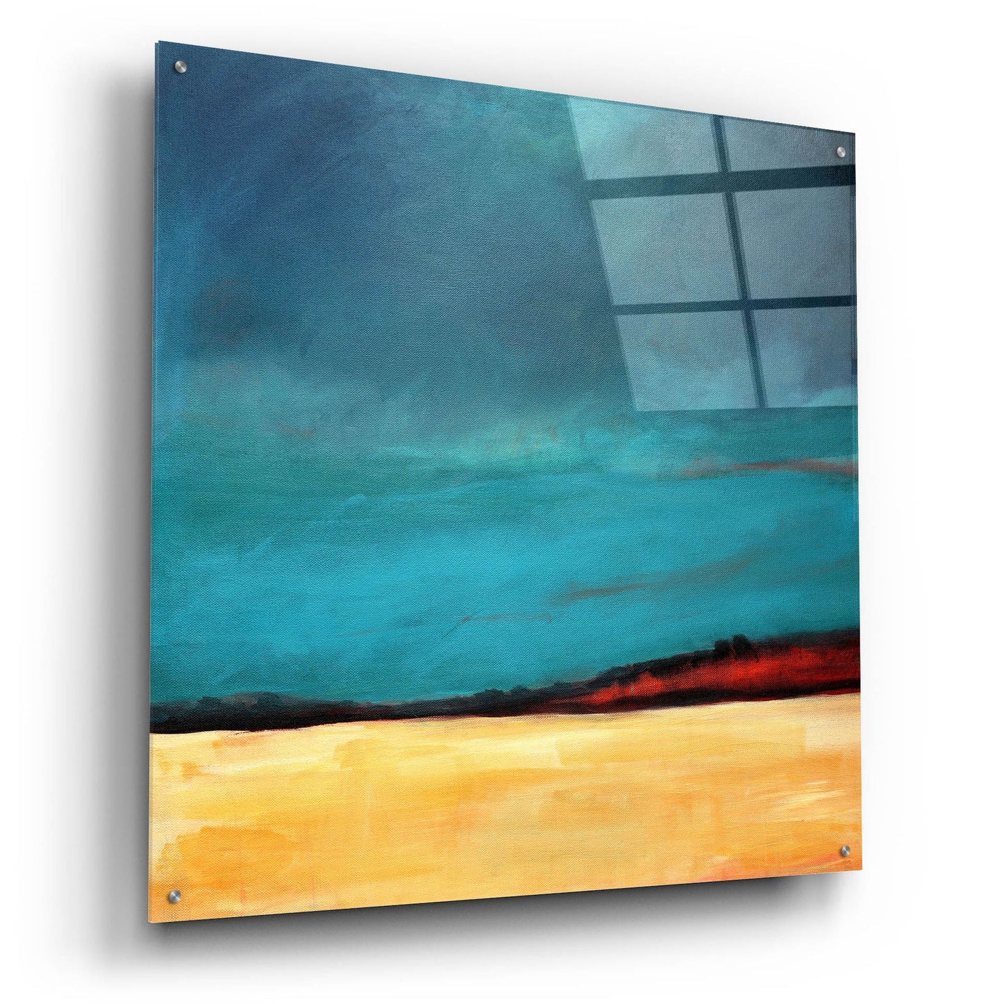 Epic Art ' Waiting For The Rain' by Deanna Schuerbeke, Acrylic Glass Wall Art,36x36