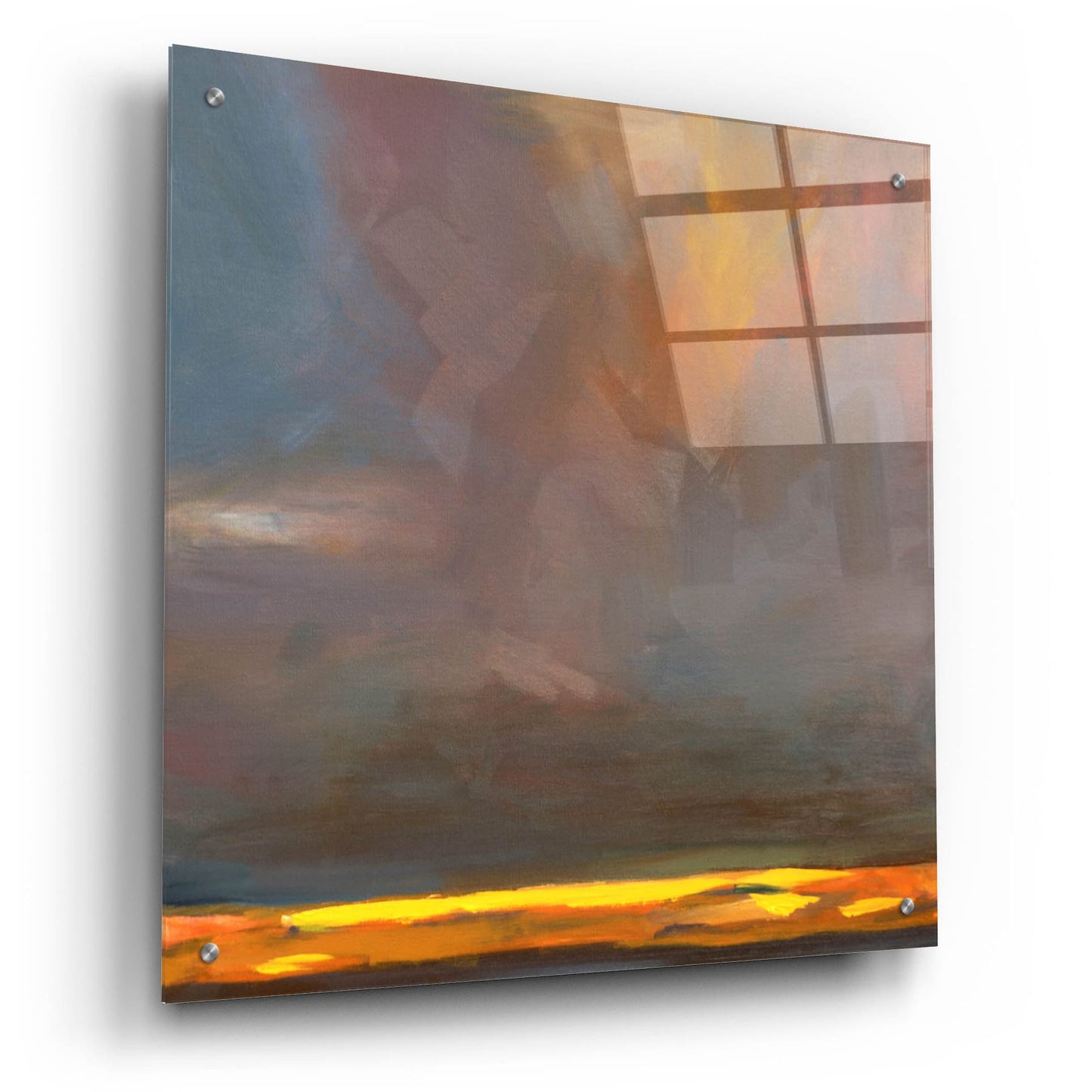Epic Art ' Oregon Grey 1' by Deanna Schuerbeke, Acrylic Glass Wall Art,24x24