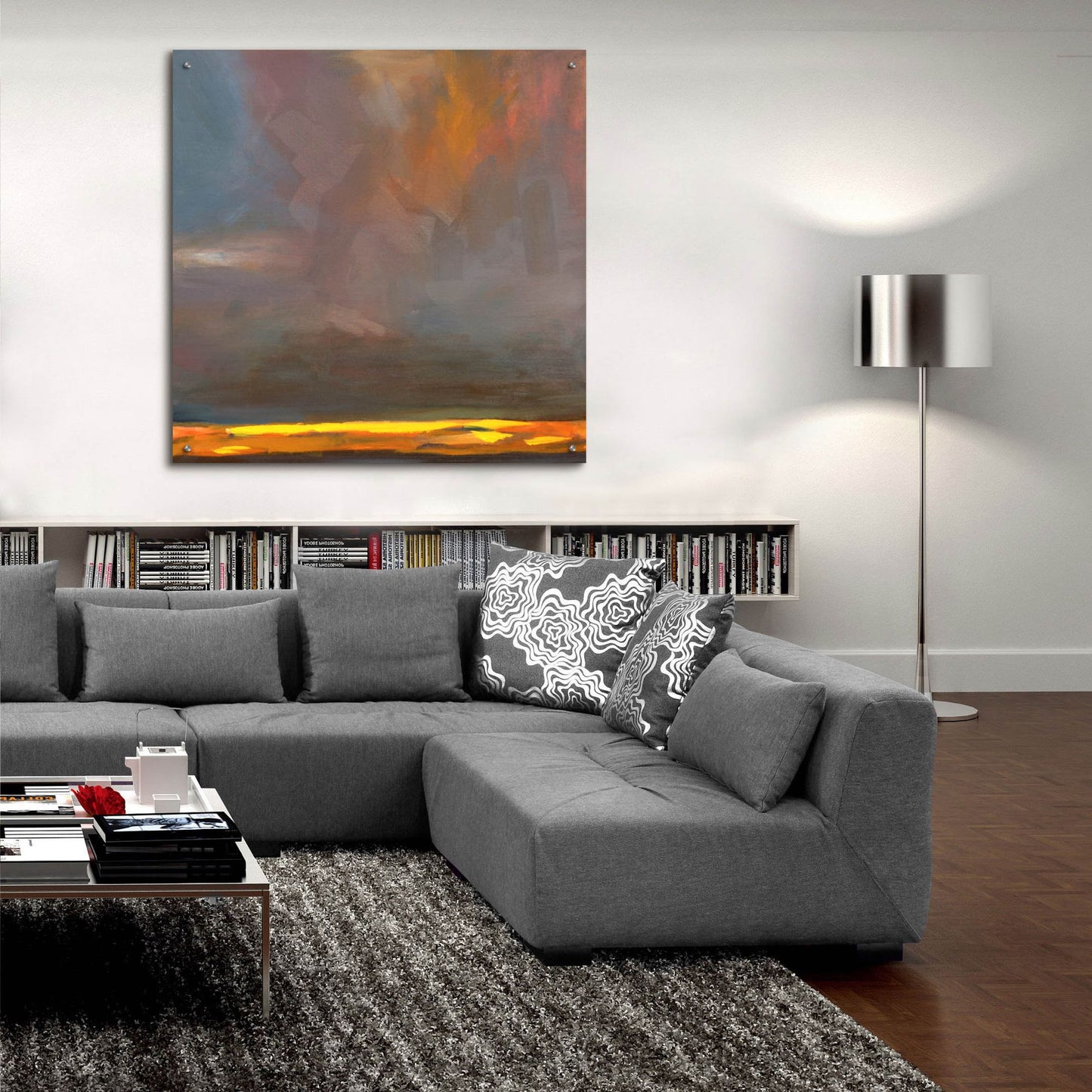 Epic Art ' Oregon Grey 1' by Deanna Schuerbeke, Acrylic Glass Wall Art,36x36