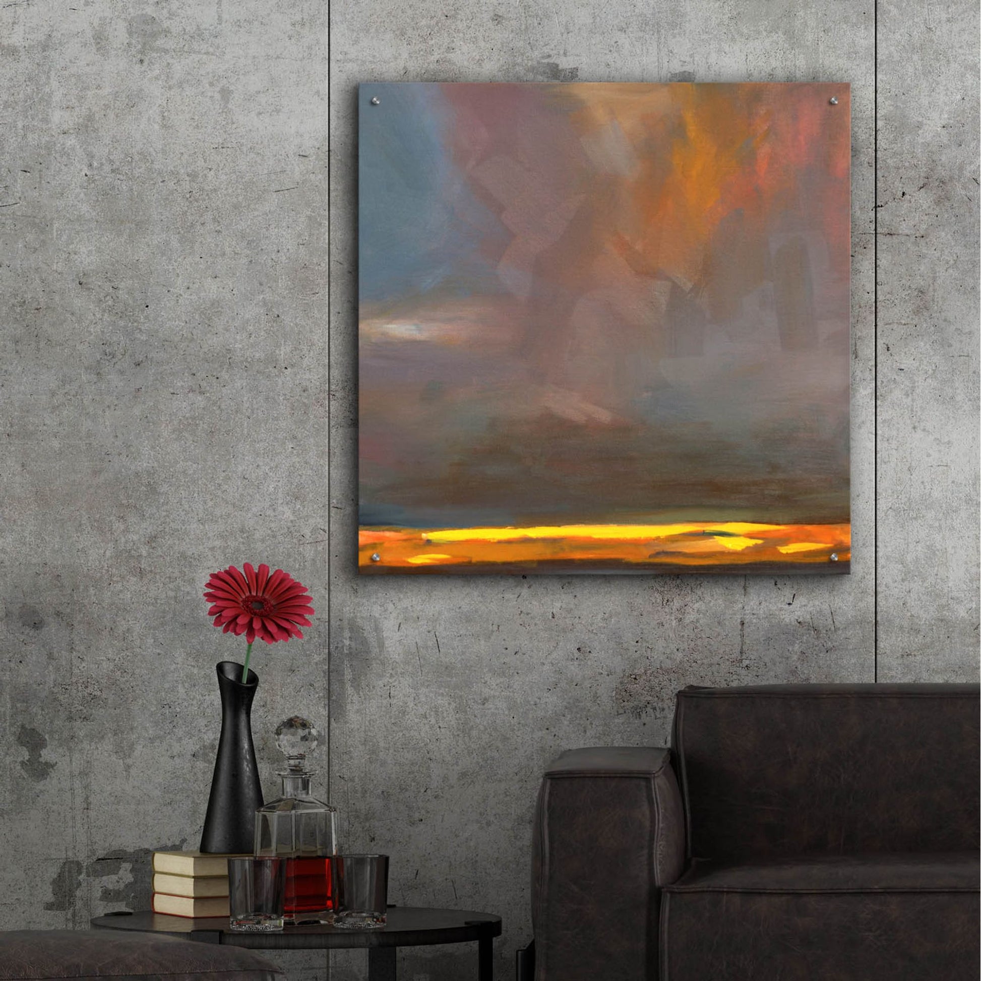 Epic Art ' Oregon Grey 1' by Deanna Schuerbeke, Acrylic Glass Wall Art,36x36