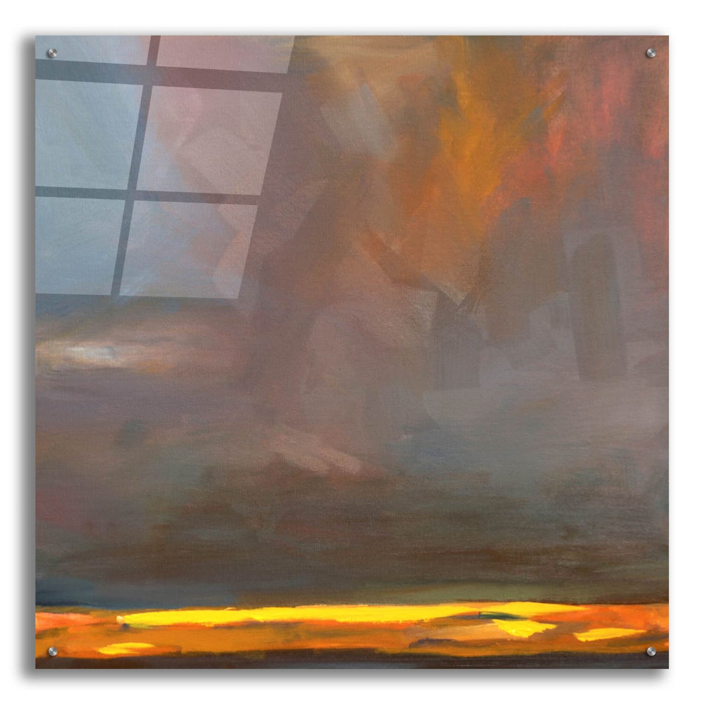 Epic Art ' Oregon Grey 1' by Deanna Schuerbeke, Acrylic Glass Wall Art,36x36