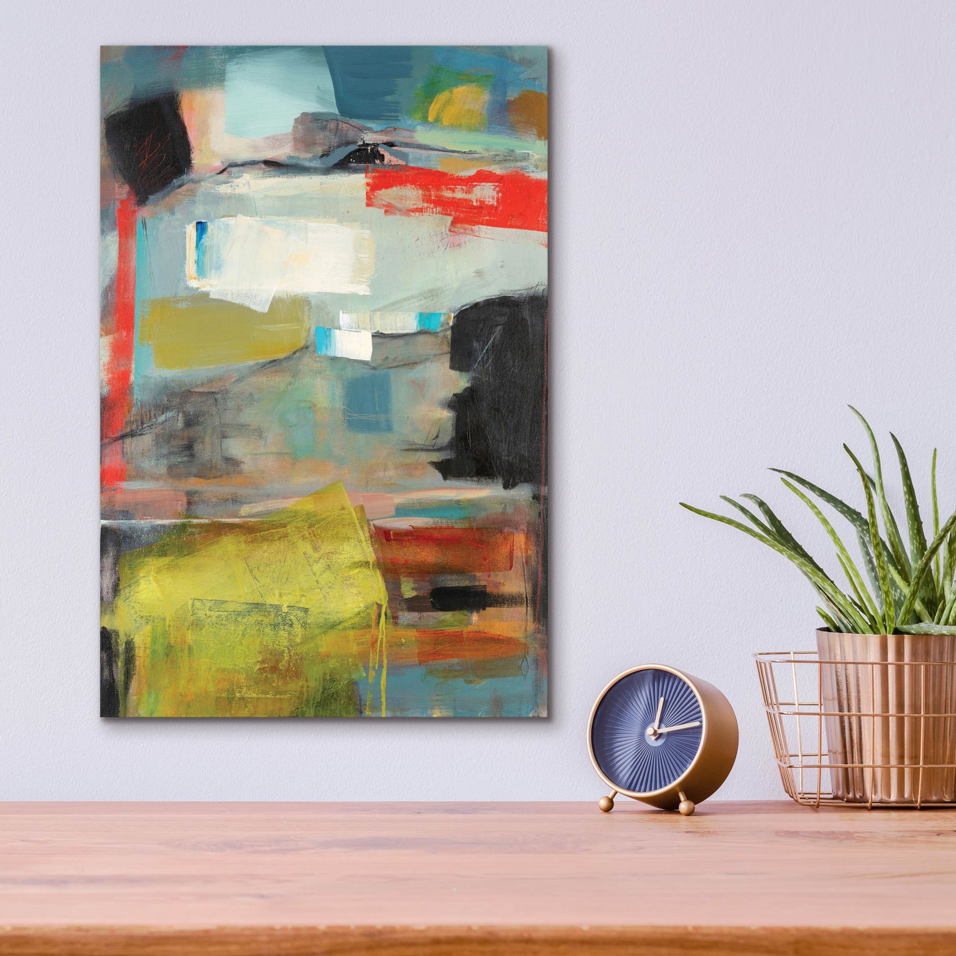 Epic Art ' Grass' by Deanna Schuerbeke, Acrylic Glass Wall Art,12x16