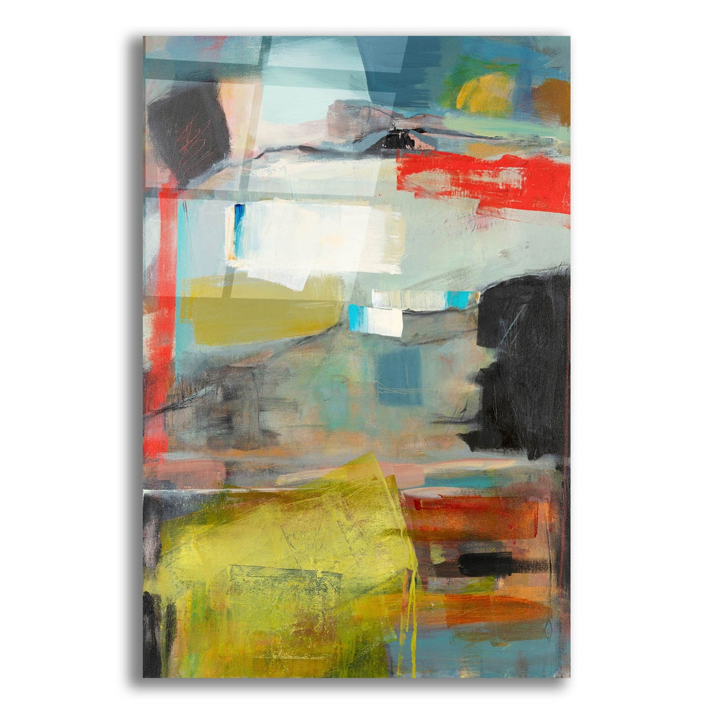 Epic Art ' Grass' by Deanna Schuerbeke, Acrylic Glass Wall Art,16x24