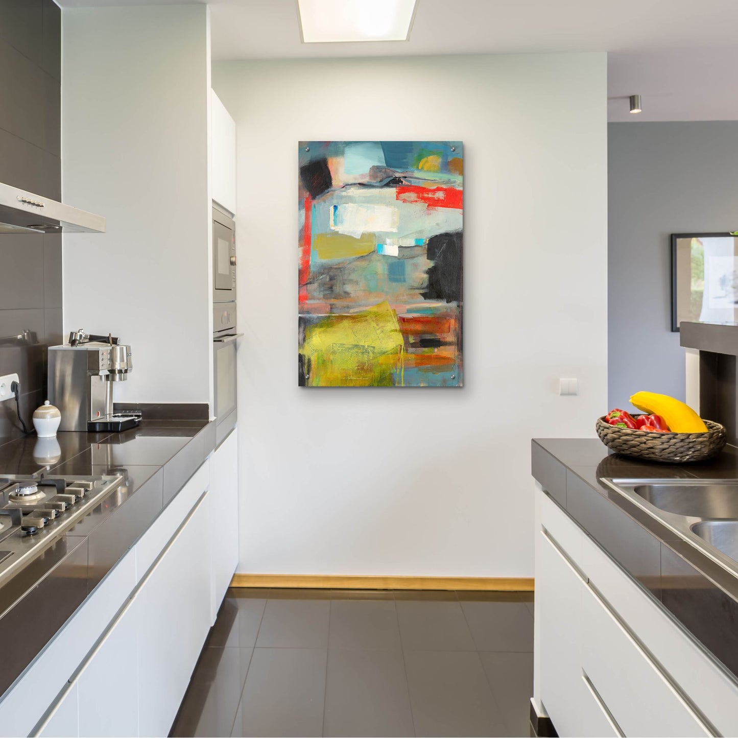 Epic Art ' Grass' by Deanna Schuerbeke, Acrylic Glass Wall Art,24x36