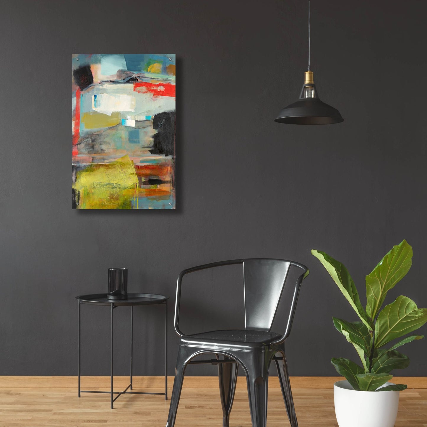 Epic Art ' Grass' by Deanna Schuerbeke, Acrylic Glass Wall Art,24x36