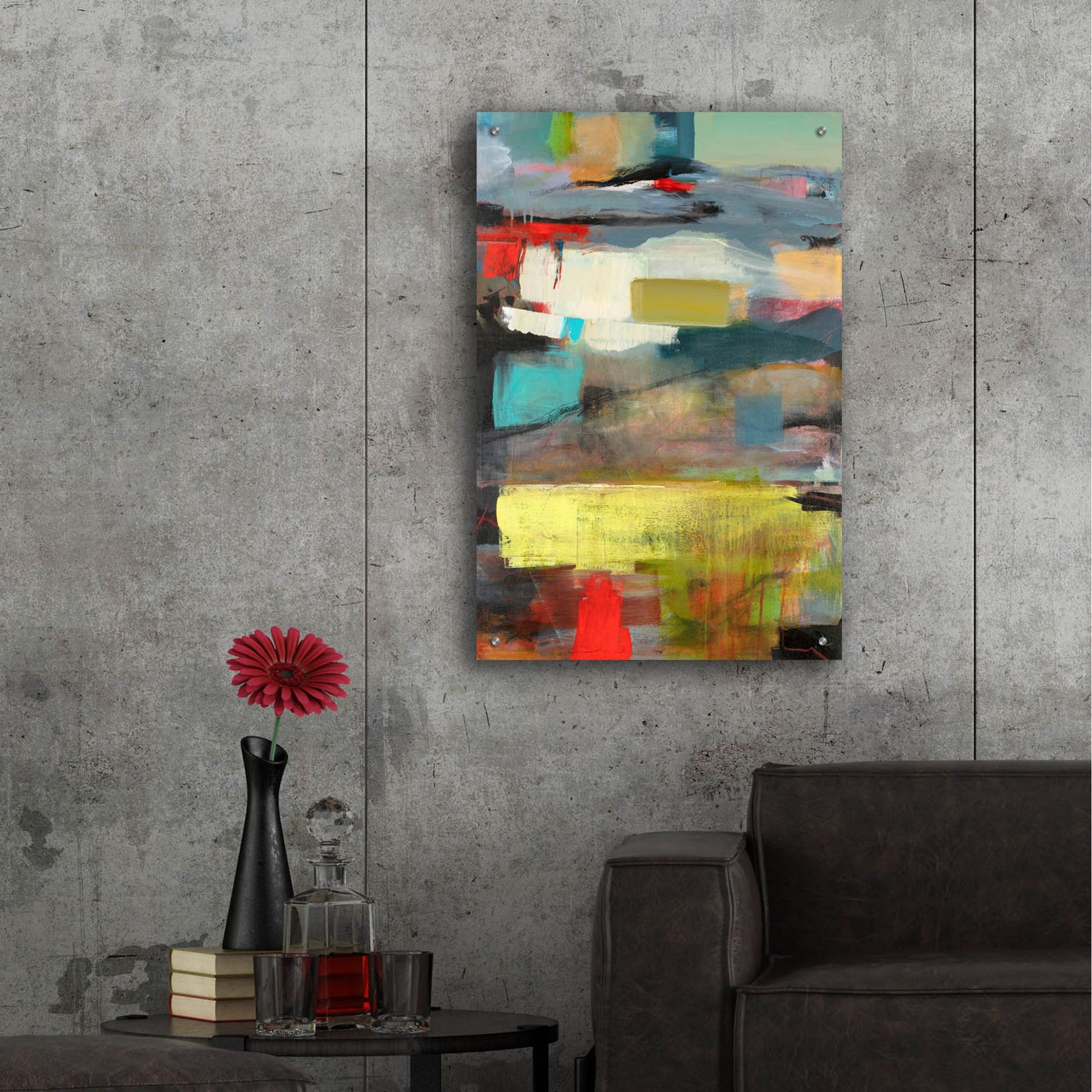 Epic Art ' Water' by Deanna Schuerbeke, Acrylic Glass Wall Art,24x36