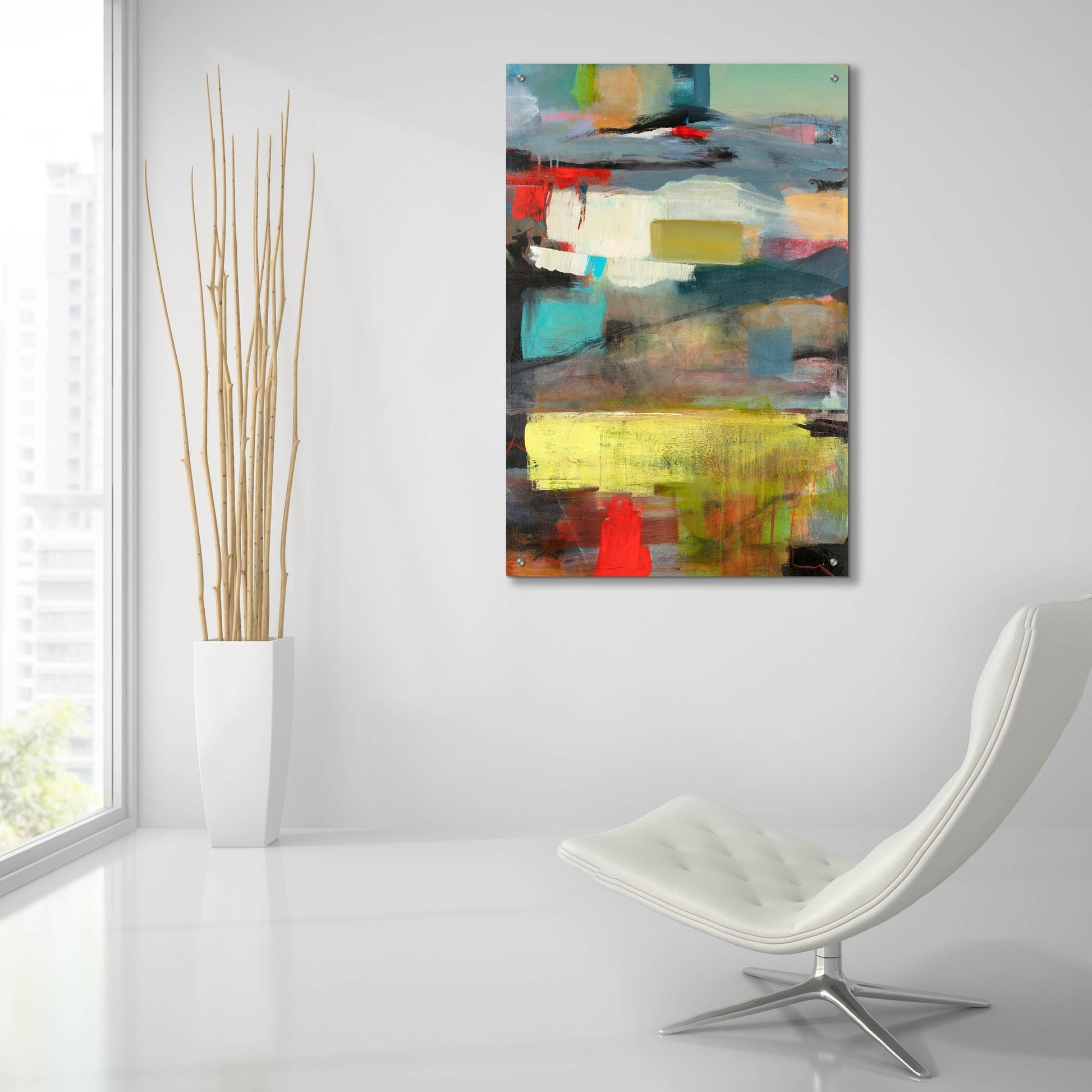 Epic Art ' Water' by Deanna Schuerbeke, Acrylic Glass Wall Art,24x36