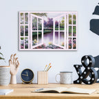 Epic Art ' Springtime Symphony Door' by Diane Romanello, Acrylic Glass Wall Art,16x12