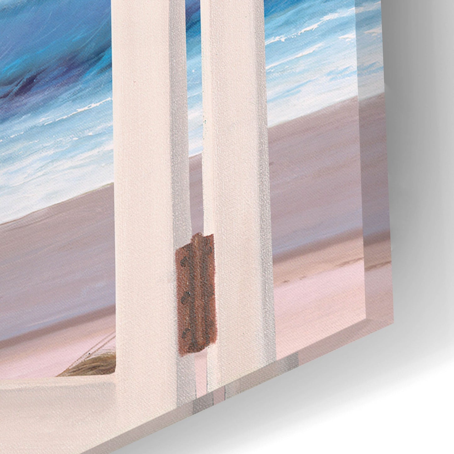 Epic Art ' Sandpiper Beach Door' by Diane Romanello, Acrylic Glass Wall Art,24x16