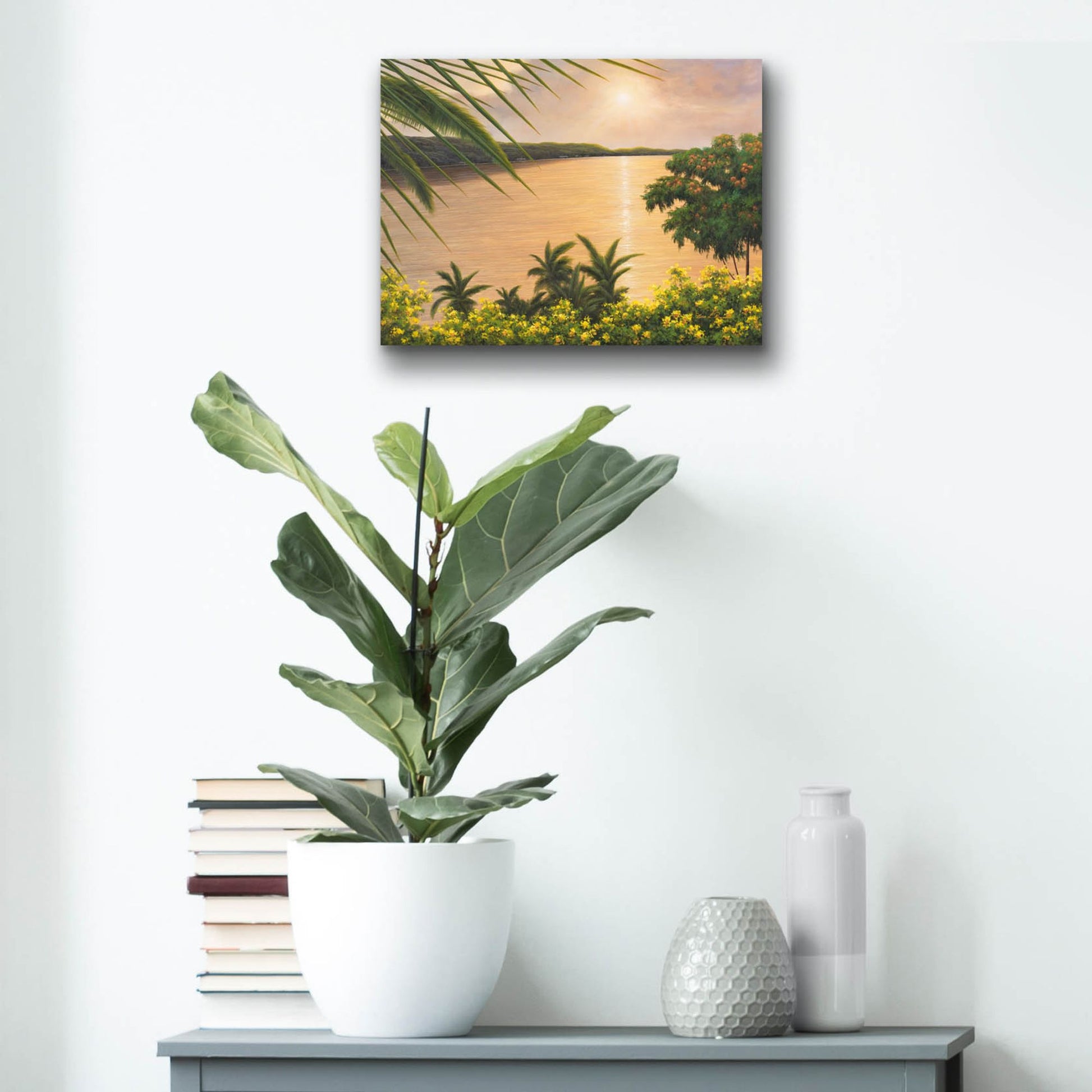 Epic Art ' Wonder of the Tropics' by Diane Romanello, Acrylic Glass Wall Art,16x12