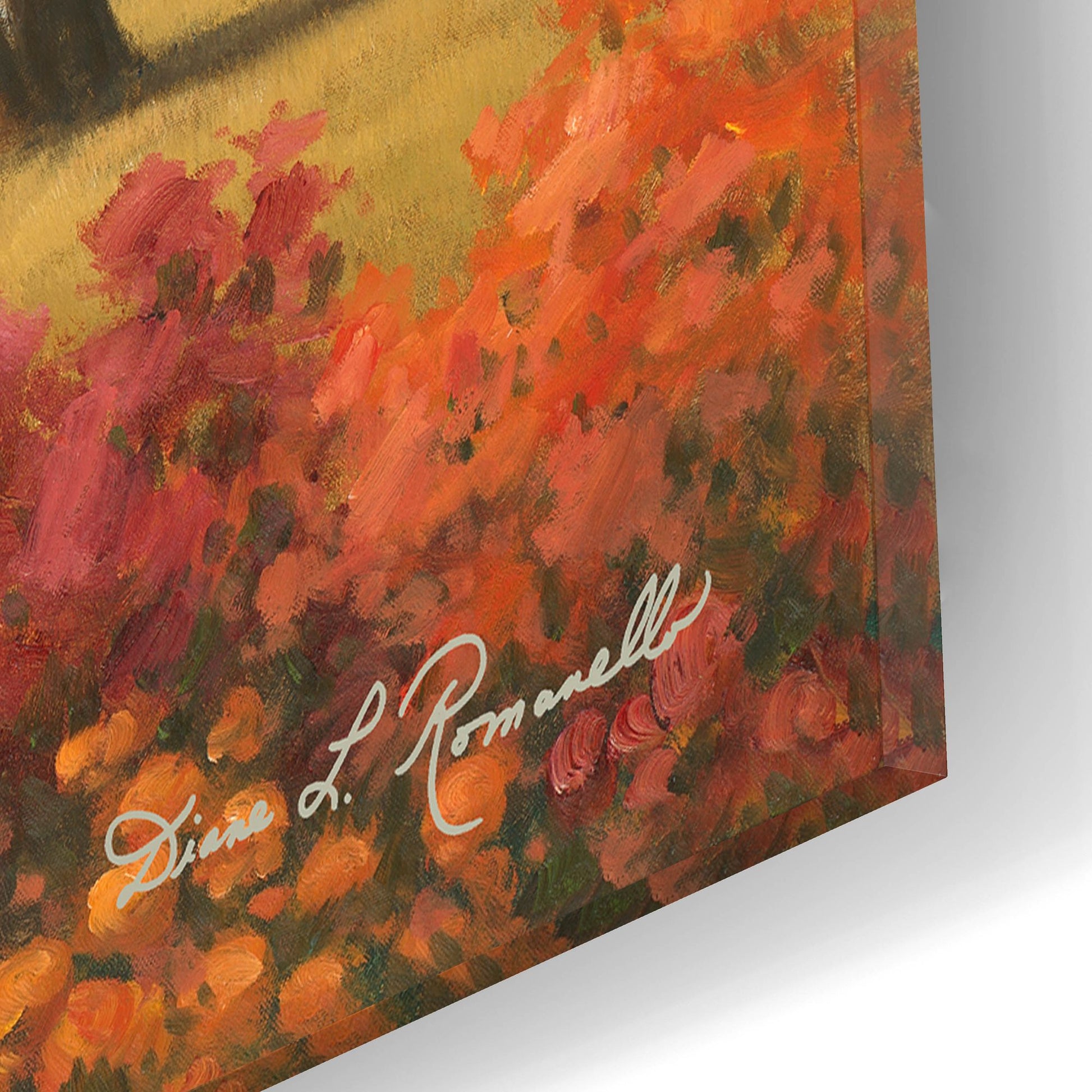 Epic Art ' Autumn Palette' by Diane Romanello, Acrylic Glass Wall Art,16x12