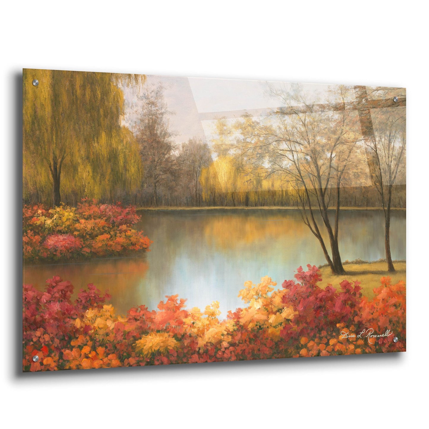 Epic Art ' Autumn Palette' by Diane Romanello, Acrylic Glass Wall Art,36x24