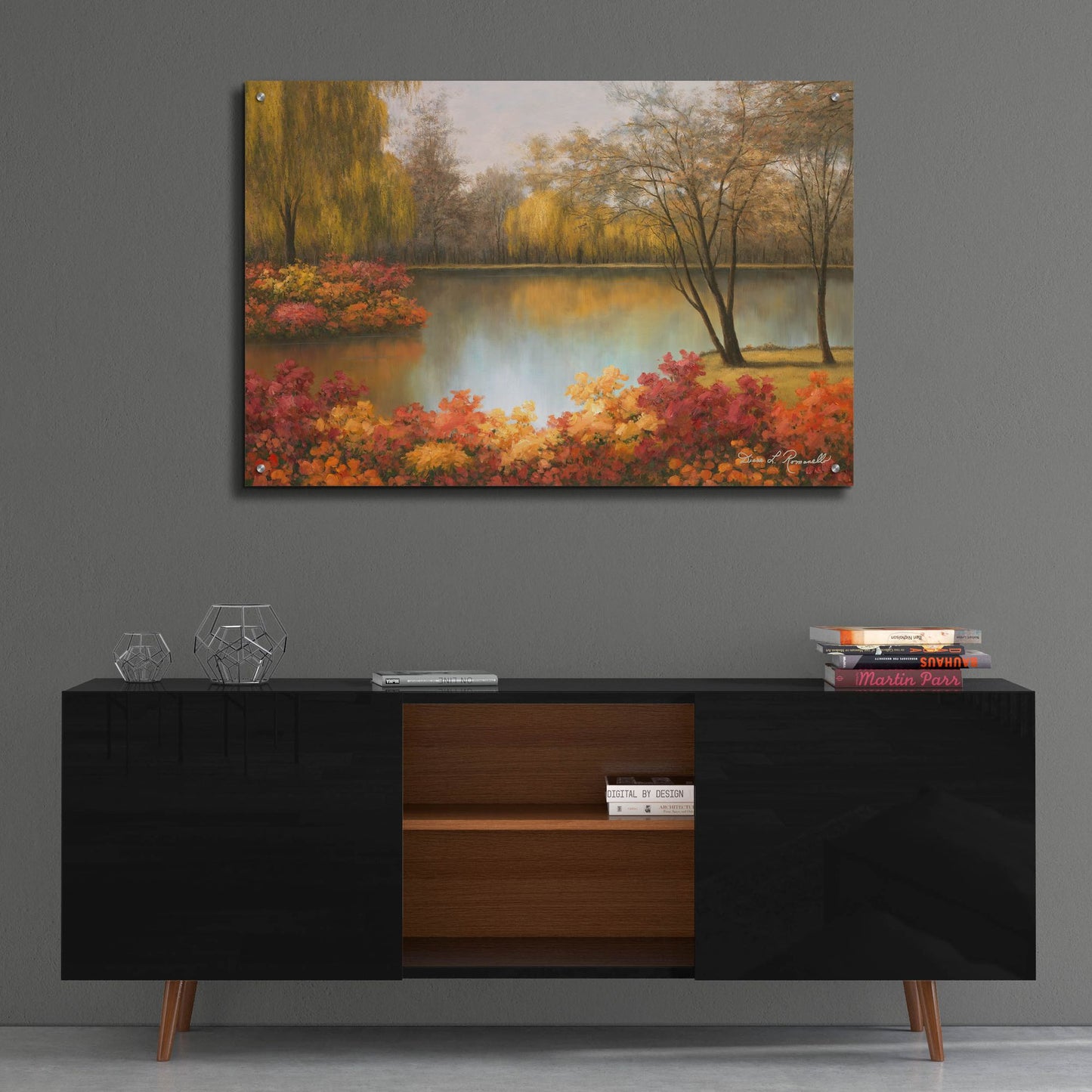 Epic Art ' Autumn Palette' by Diane Romanello, Acrylic Glass Wall Art,36x24