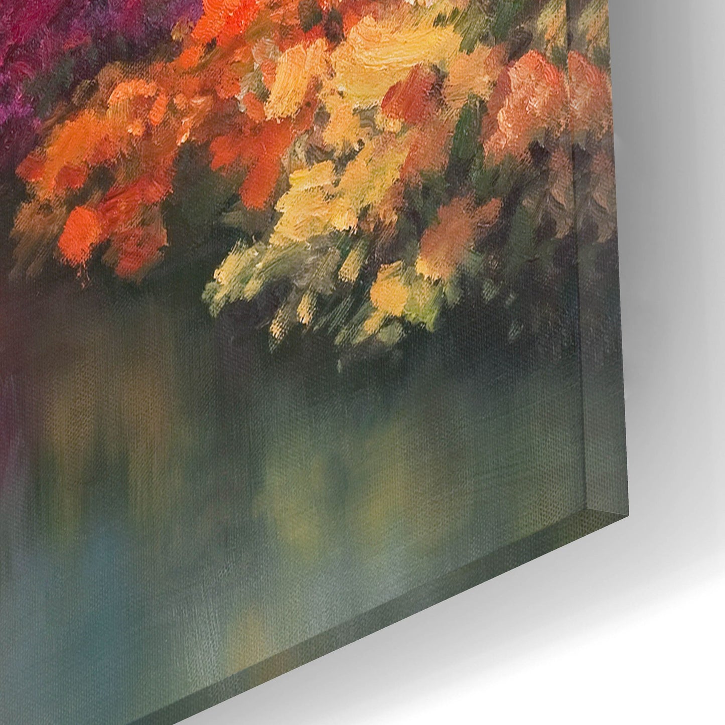 Epic Art ' Autumn Sunset' by Diane Romanello, Acrylic Glass Wall Art,16x12