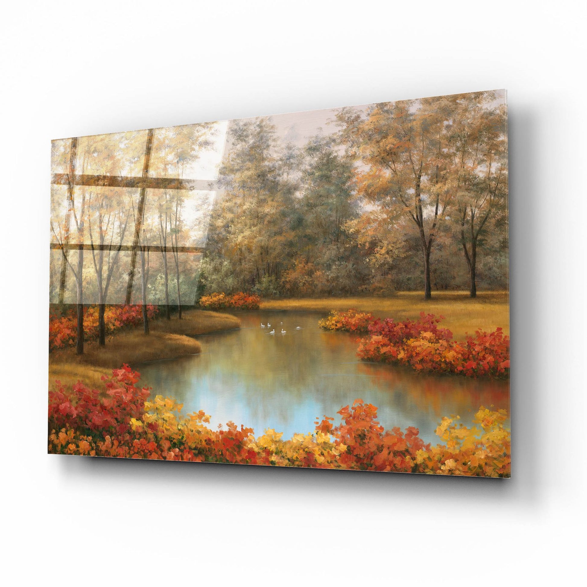 Epic Art ' Beauty of Autumn' by Diane Romanello, Acrylic Glass Wall Art,16x12